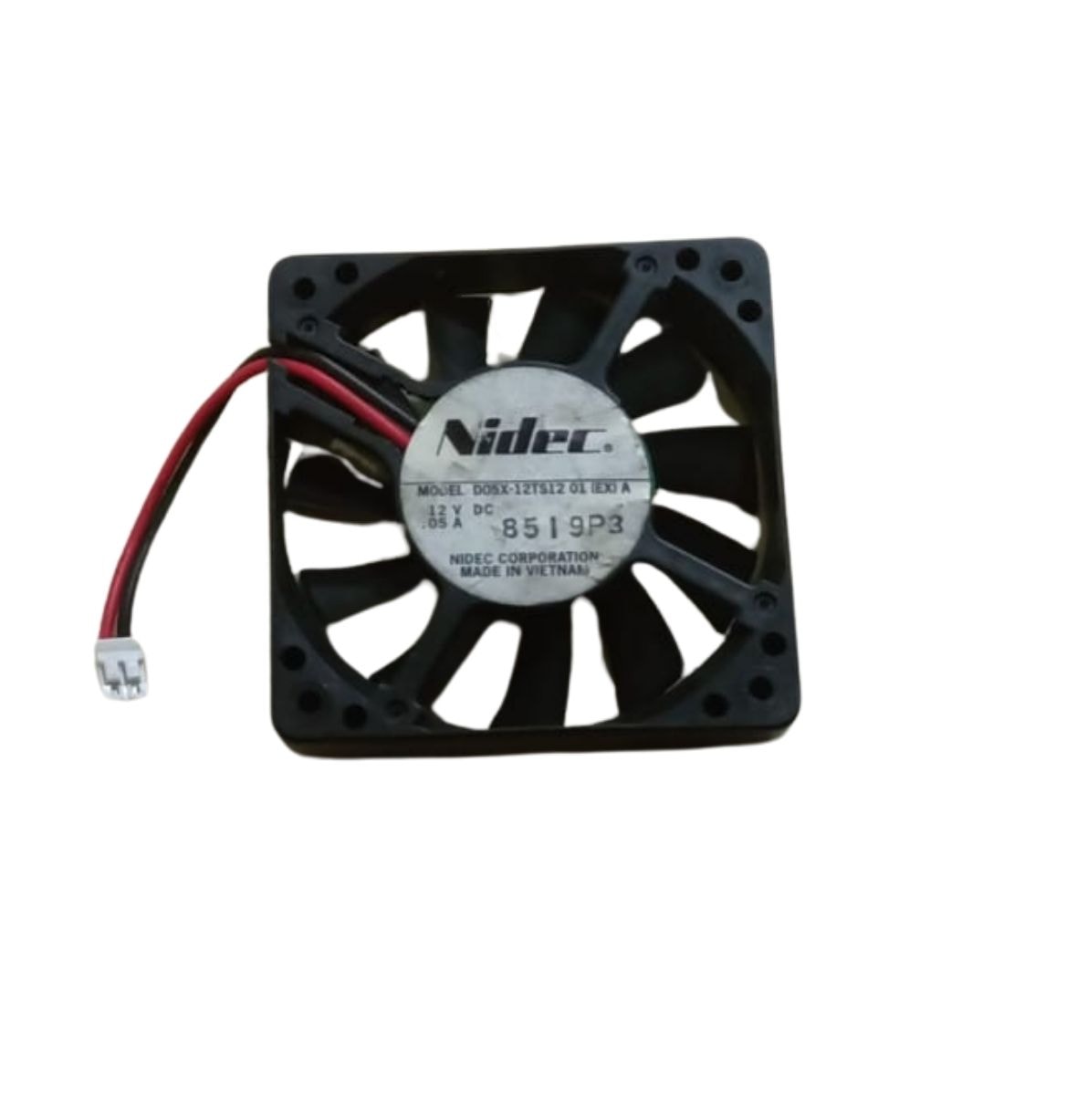 50x50x10mm 12V Dc 2 Pin Kasa Fanı