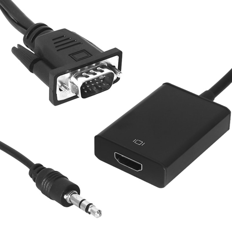 Powermaster PM-18637 Vga Erkek Hdmı Dişi Çevirici Dönüştürücü Kablo 
