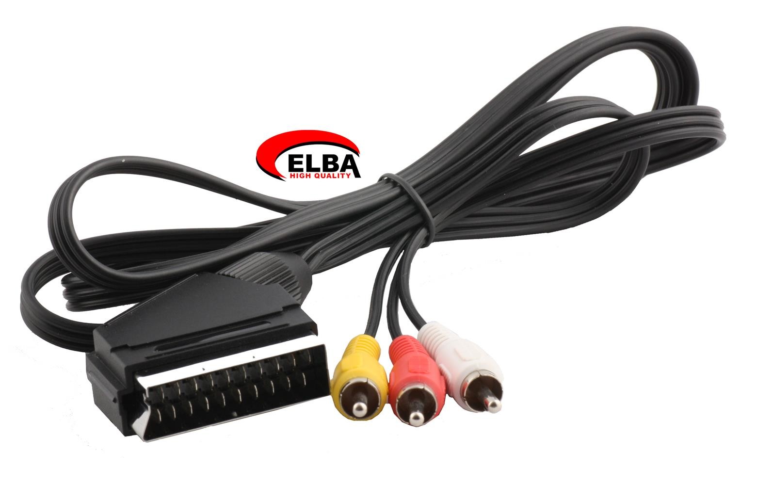Elba C50338 Scart To 3Rca 1.5M Kablo