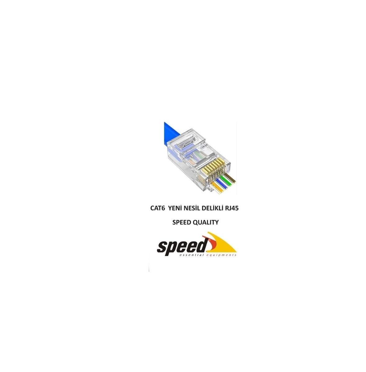 Speed SP-U100 CAT6 RJ45 Konnektör