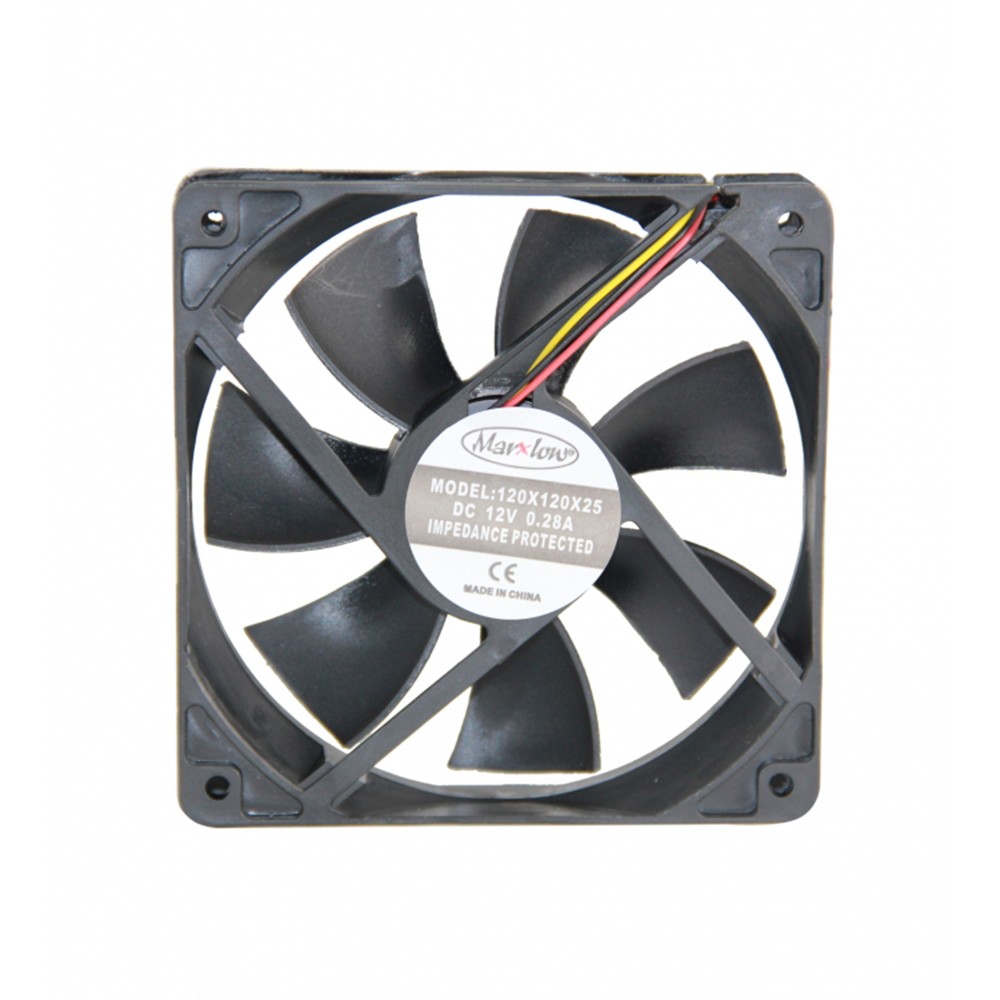 120x120x25mm 12V Dc 3 Pin Kasa Pin