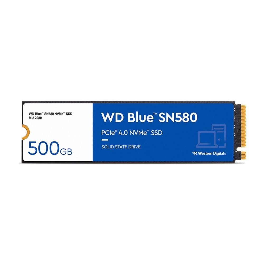 Western Digital WD WDS500G3B0E SN580 500Gb Blue M.2 Nvme 4000/3600MB/s  Gen4 Ssd