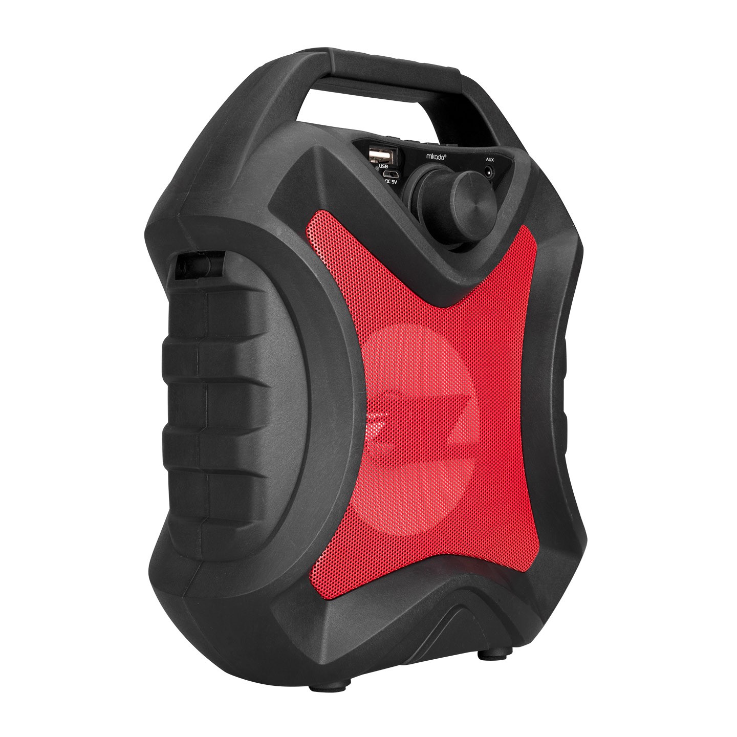 Mikado MD-5BT X-LIFE 5W 1200Mah Siyah/ Kırmızı Bluetooth Hoparlör