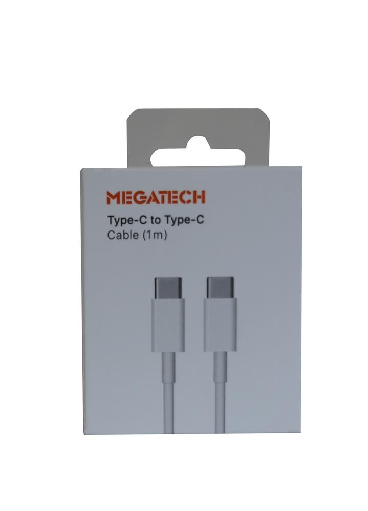 Megatech CC22 1M Usb Type-C To Type-C Şarj Ve Data Kablosu