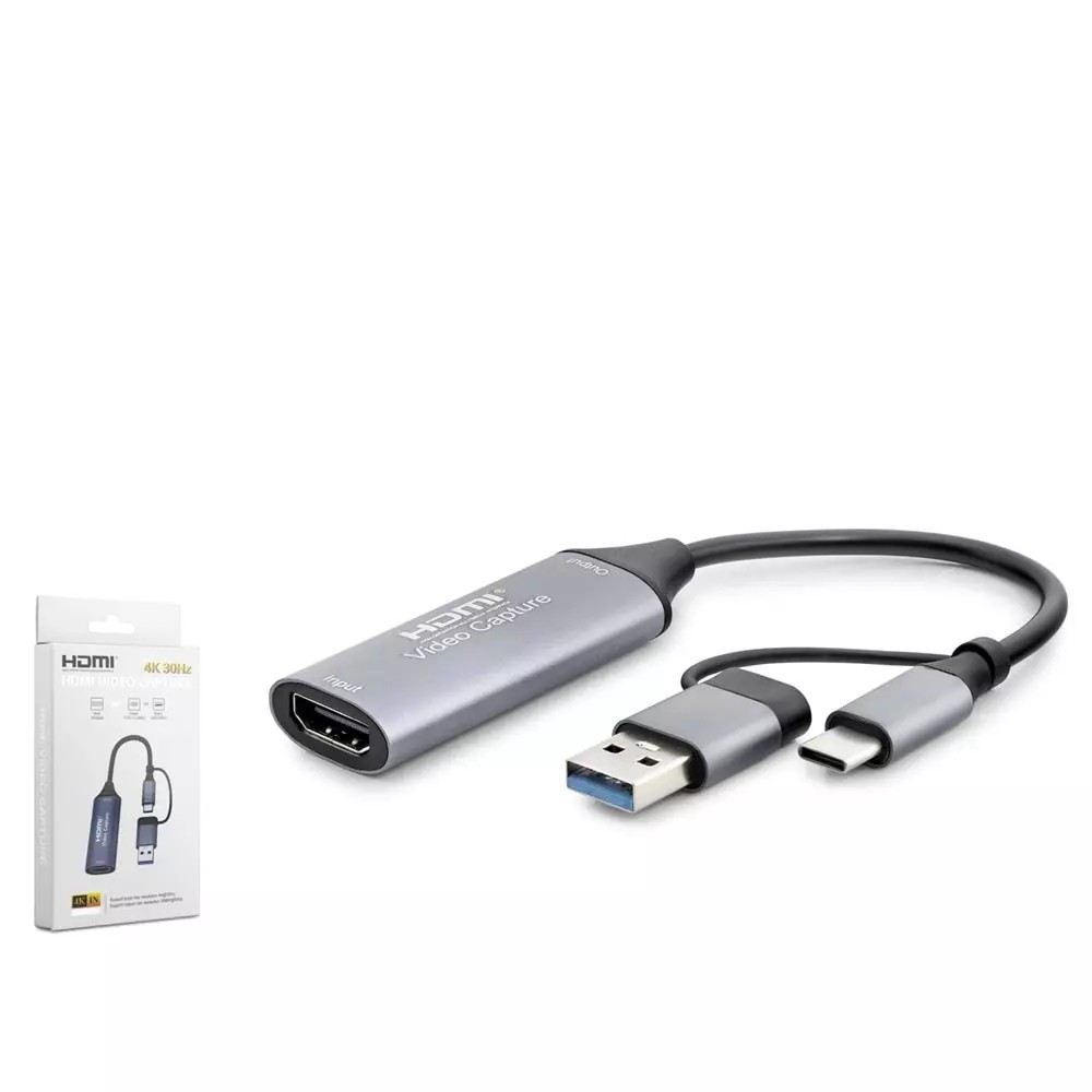 Hadron HDX7844 Hdmı Video Capture Type-C+Usb To 4K 30Hz