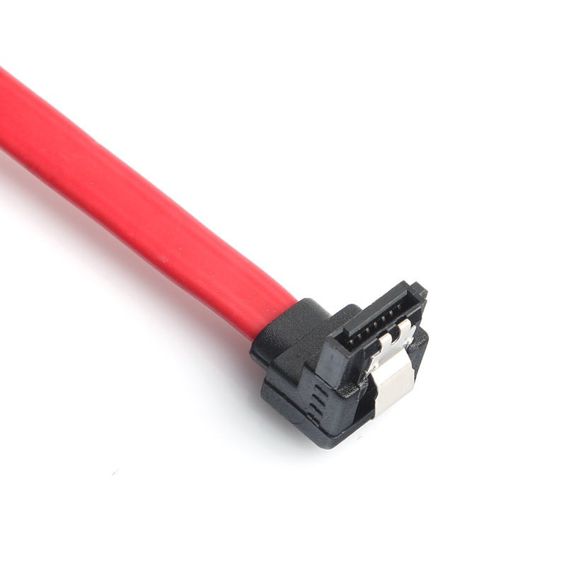 Akasa AK-CBSATA3-50RD90 SATA3 Kırmızı Renkli 50Cm 90° Uçlu Kablo