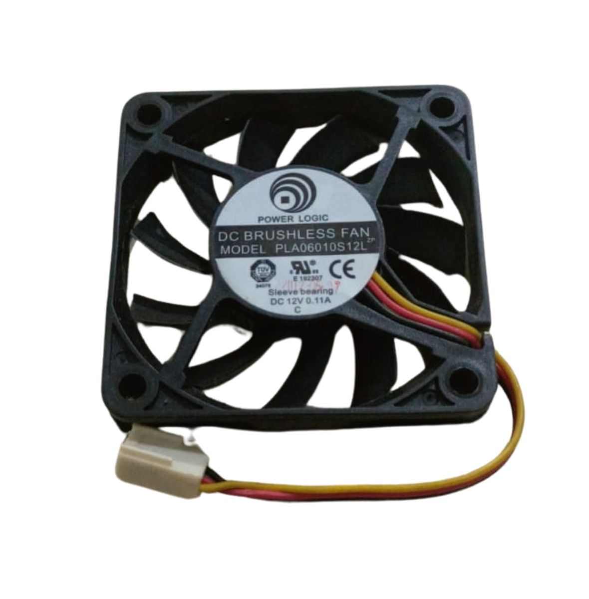 60x60x10mm 12V Dc 3 Pin Kasa Fanı