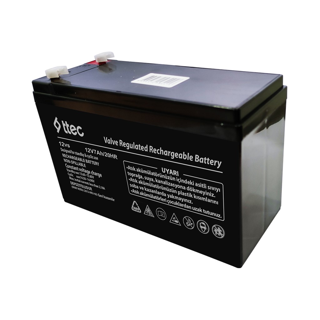 Ttech 12v 7 Amper Akü