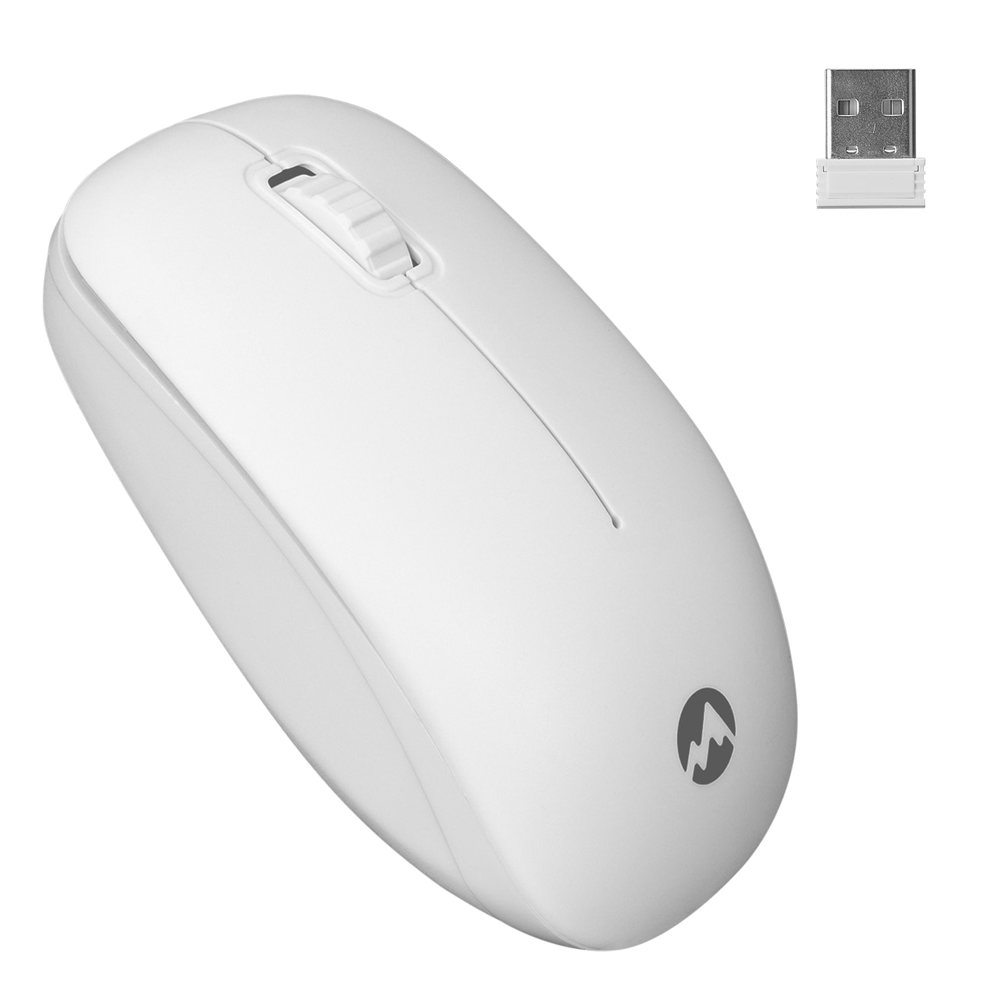 Everest KM-6121 Beyaz Kablosuz Q Slim Klavye + Mouse