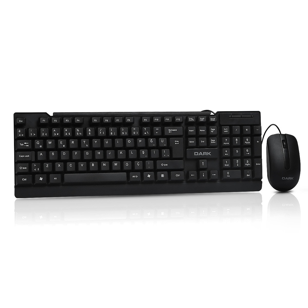 Dark DK-AC-KM1060 KM1060 Kablolu Yüksek Tuşlu Klavye Mouse