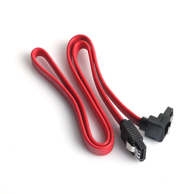 Akasa AK-CBSATA3-50RD90 SATA3 Kırmızı Renkli 50Cm 90° Uçlu Kablo