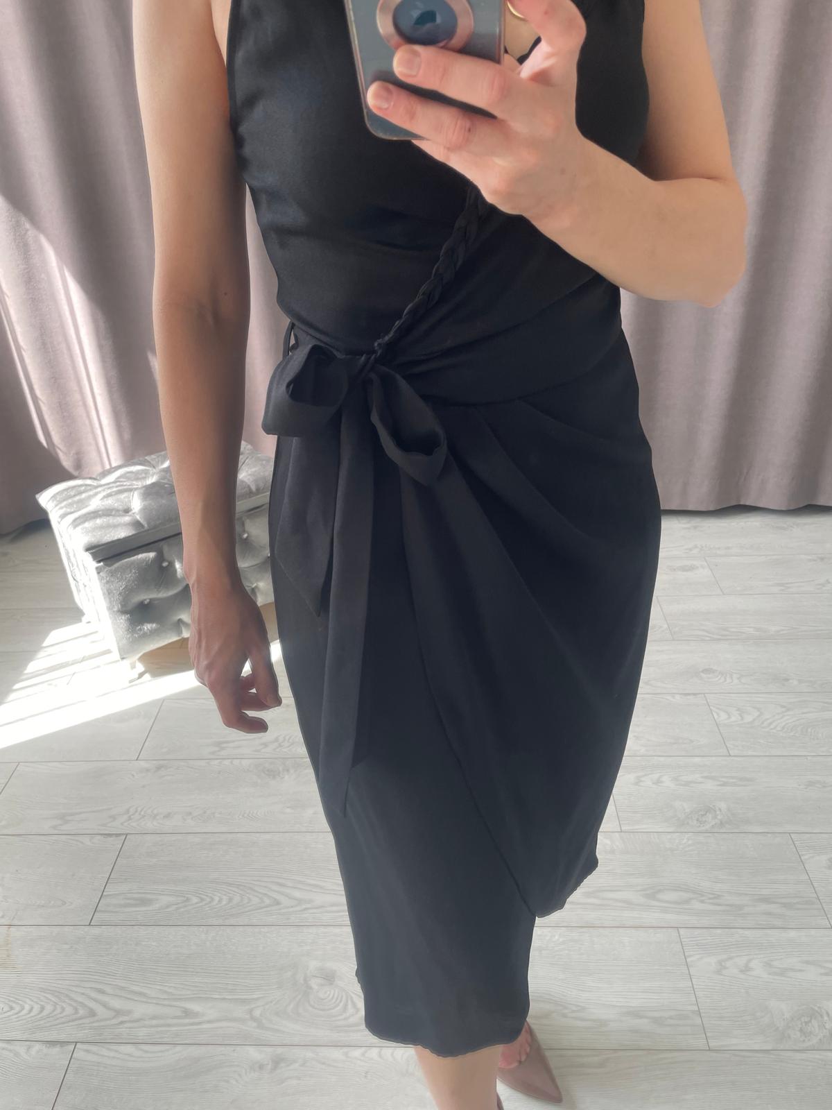 Örgü Askı Midi Elbise