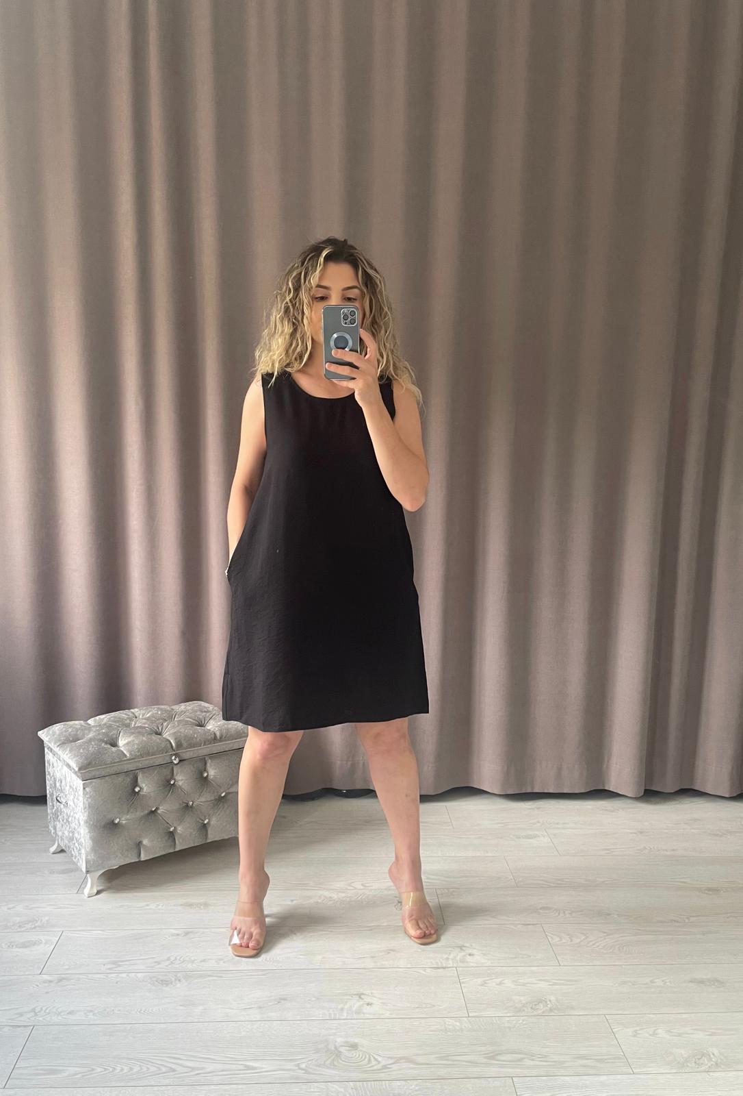 Tensel Kumaş Çan Elbise