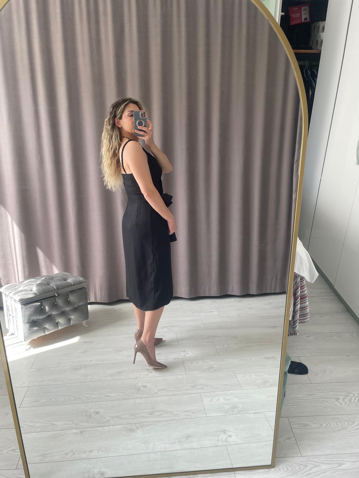 Örgü Askı Midi Elbise