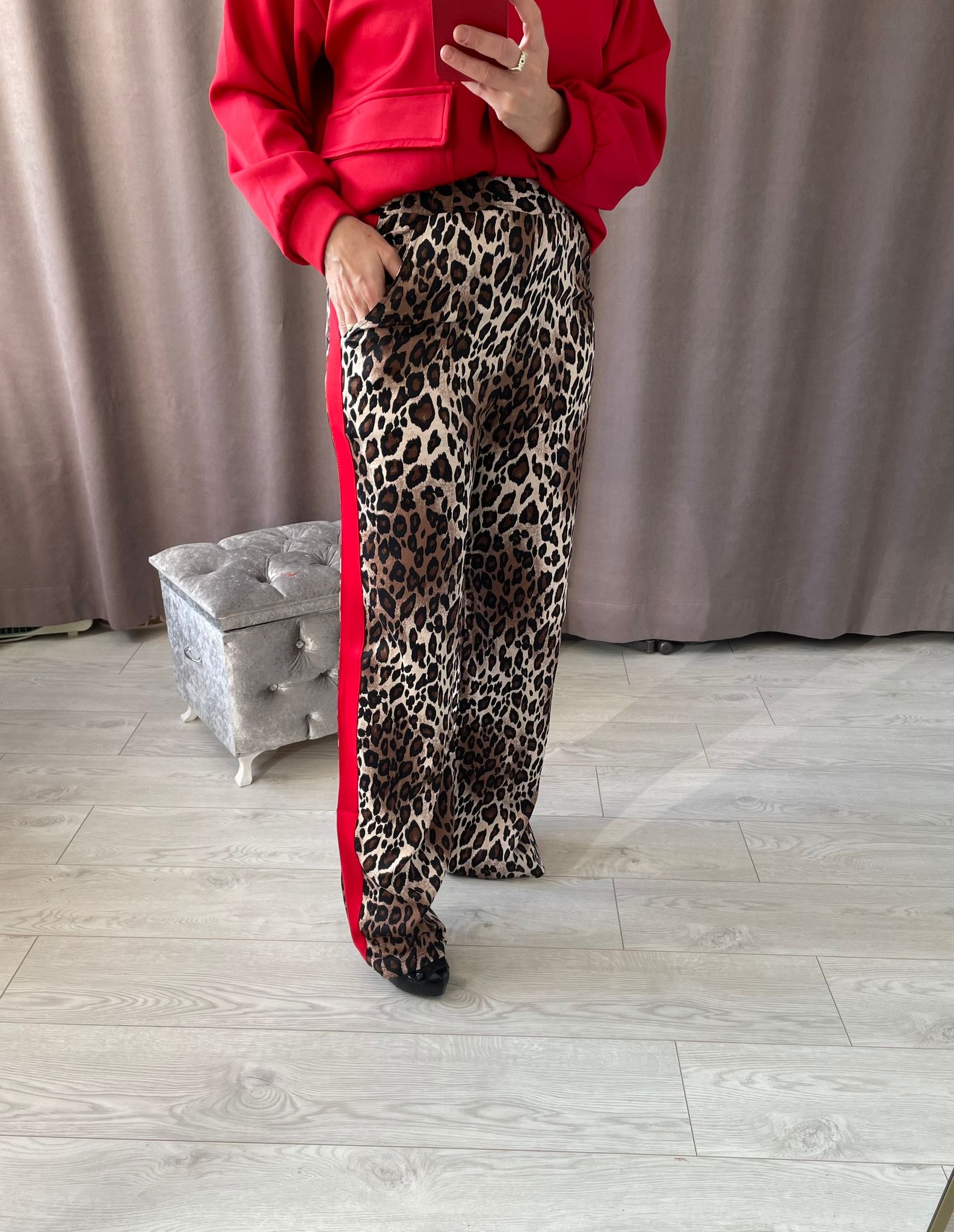 Premium Seri Leopar Desenli Takım 