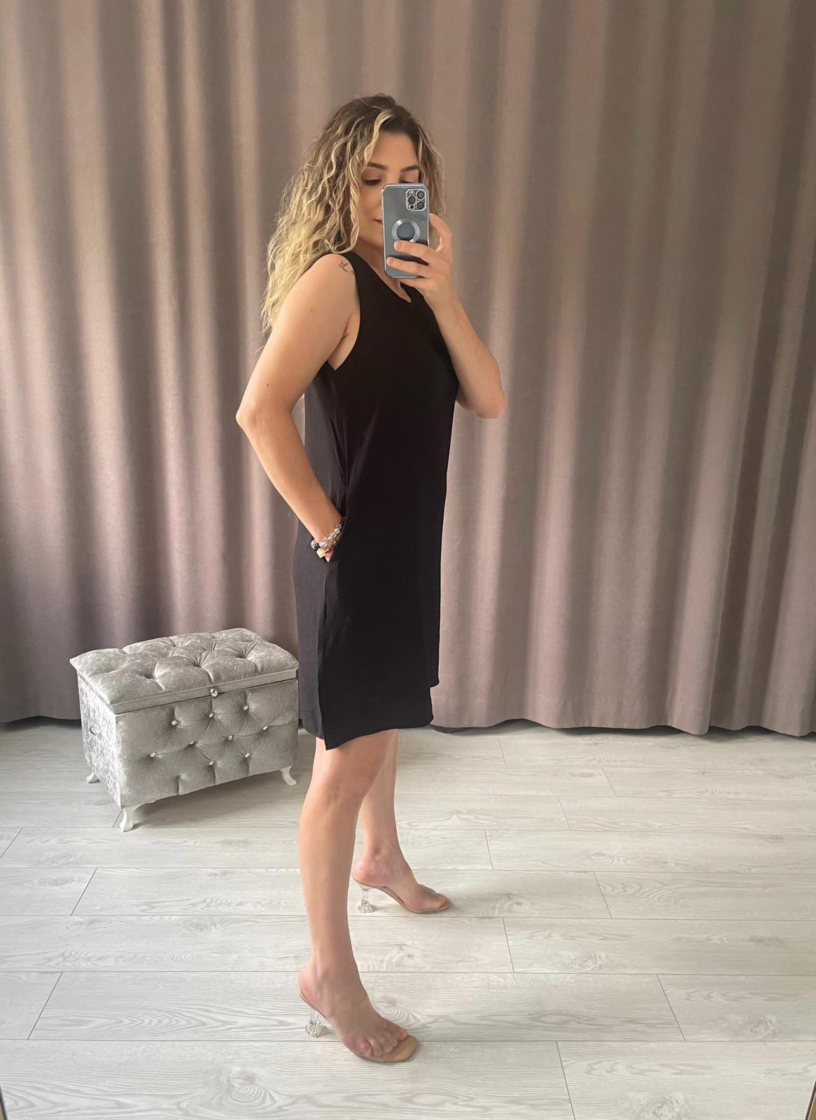 Tensel Kumaş Çan Elbise