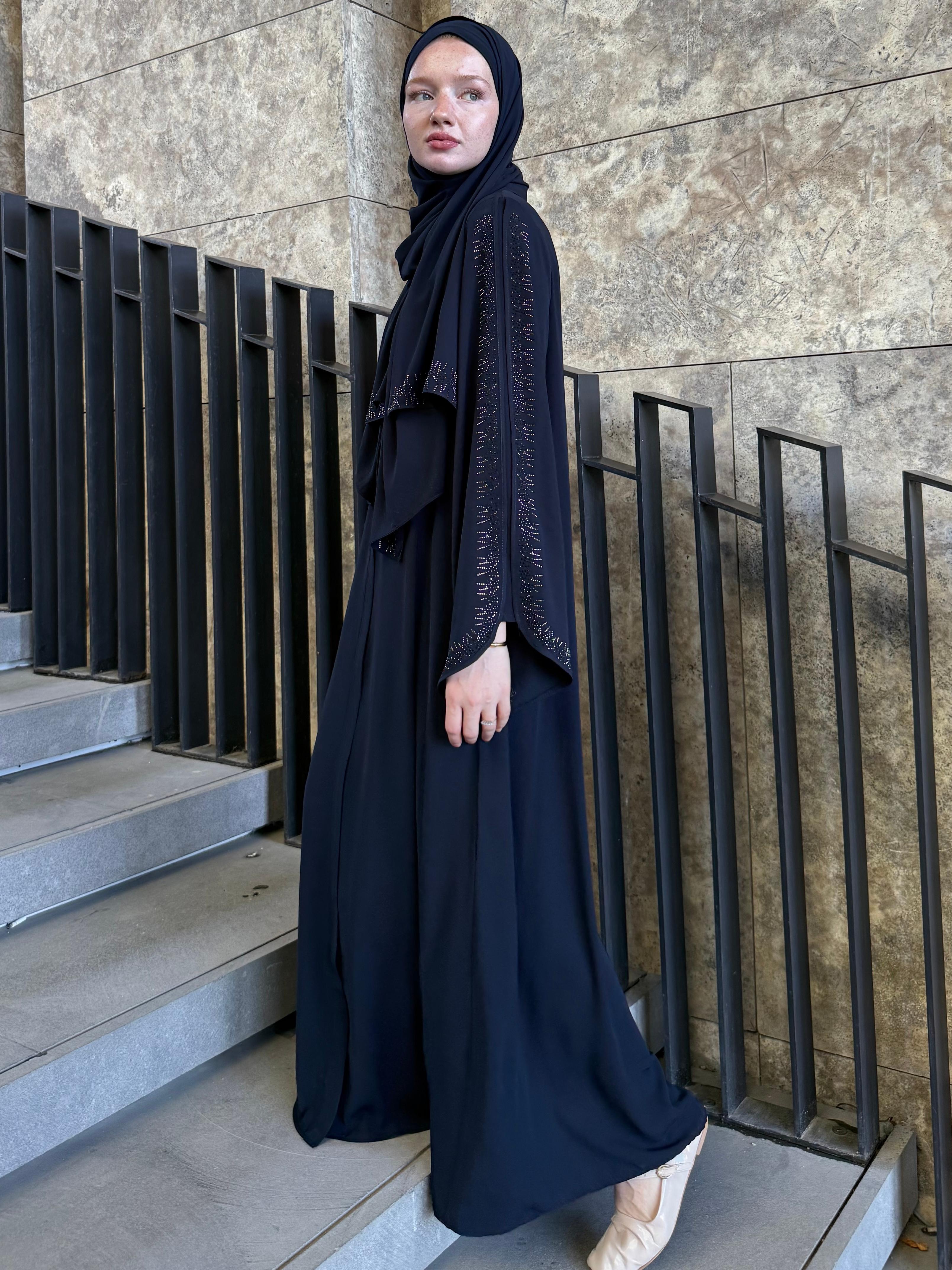 LİN ABAYA FERACE - Lacivert