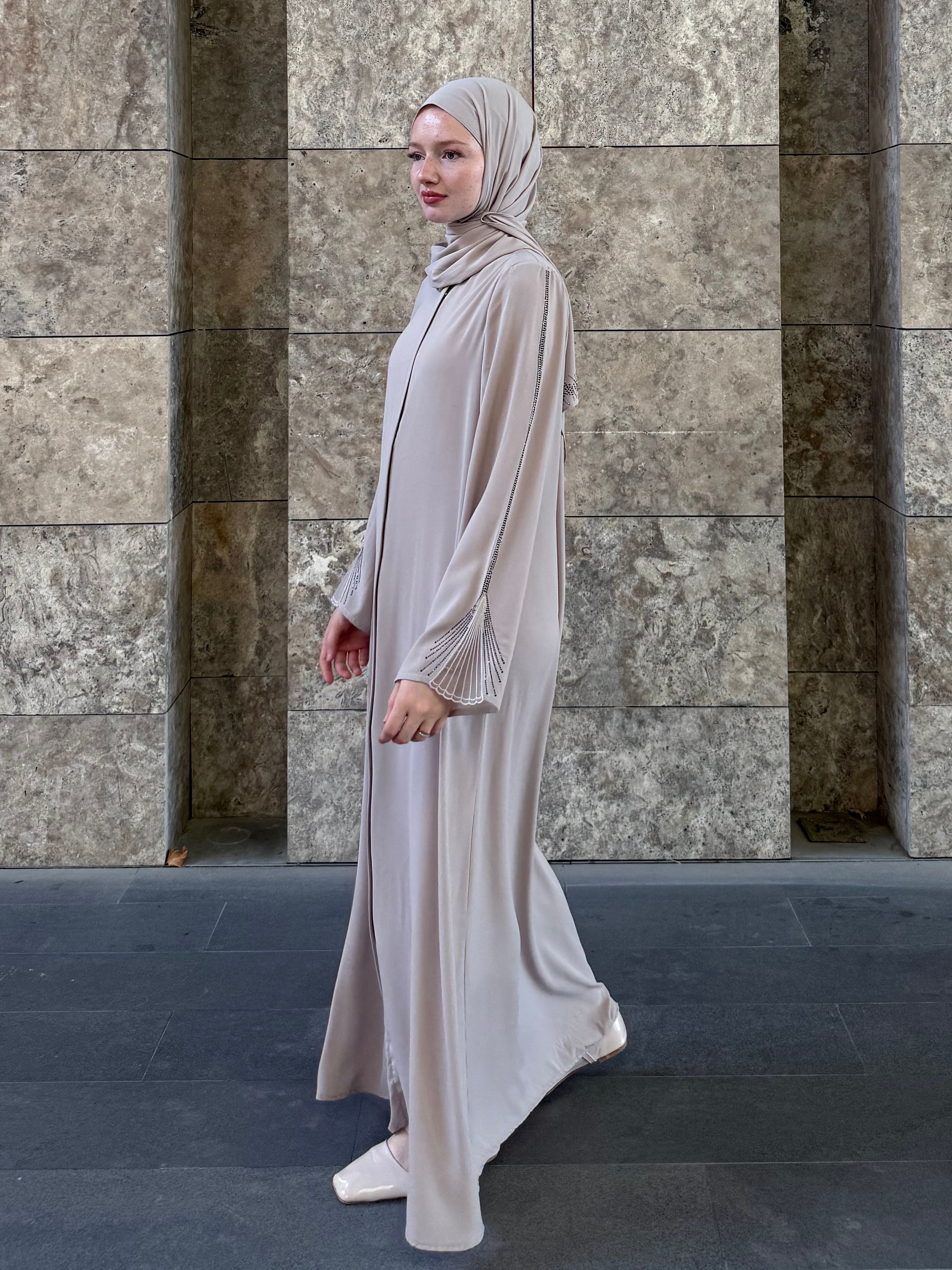 SİM ABAYA FERACE - Bej