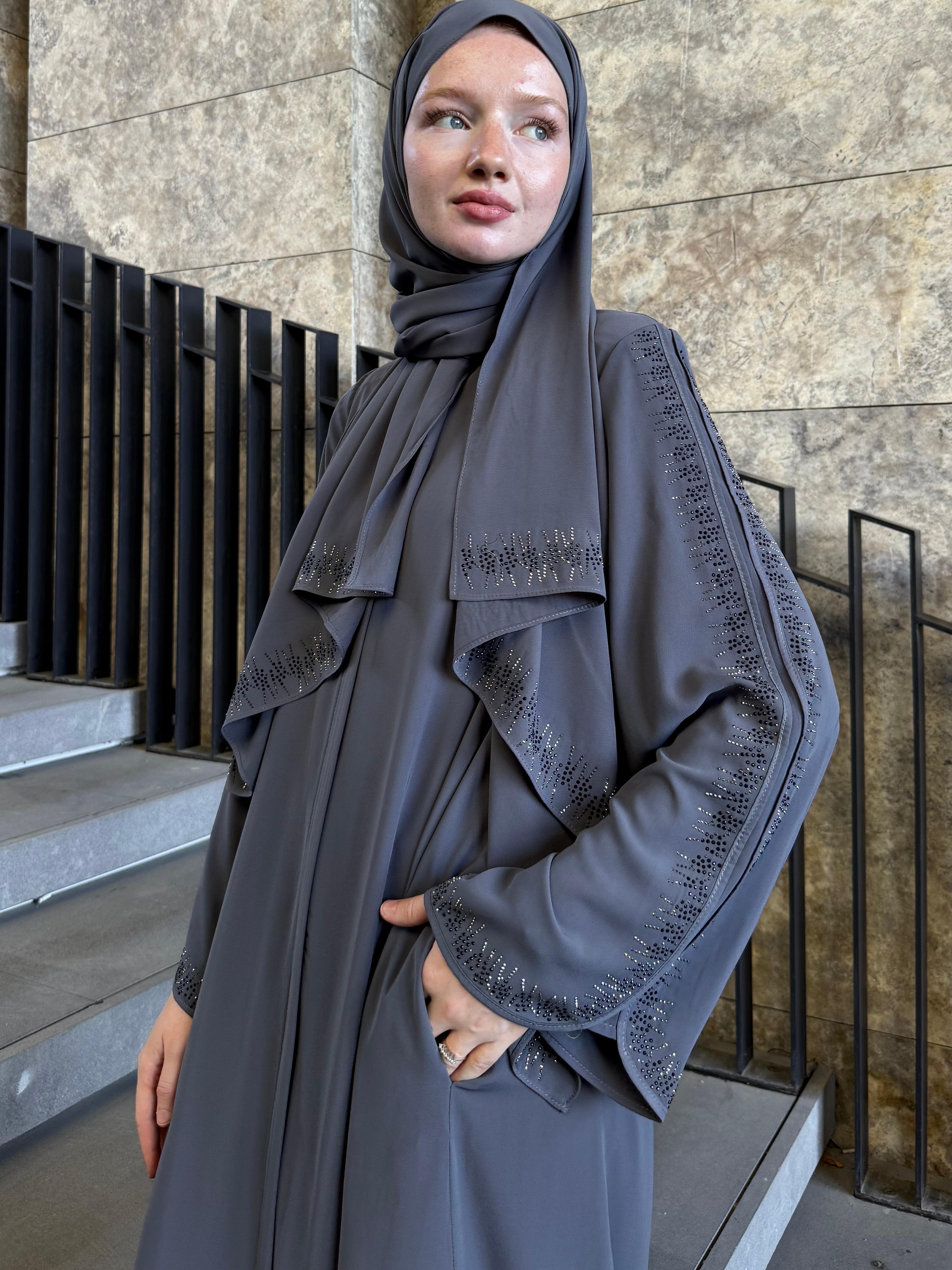 LİN ABAYA FERACE - Füme