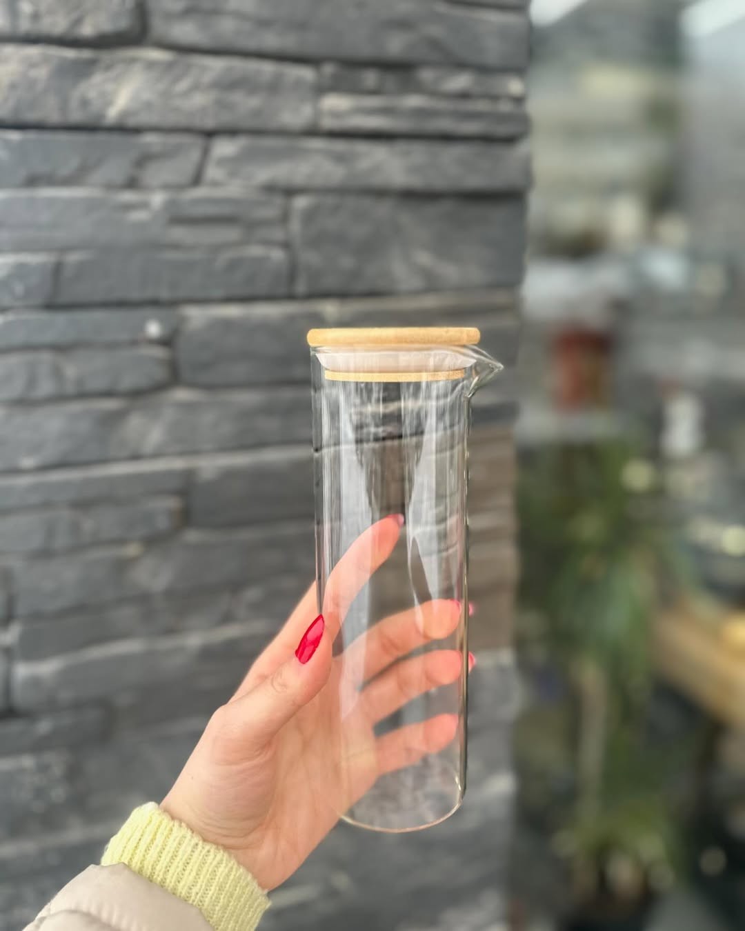 Sızdırmaz Borosilikat Premium 2 Li Ahşap Bambu Yağdanlık Set 280ML Sirkelik Yağlık Cam 3 Lü Set Sıvı Yağ, Zeytinyağı Masaüstü, Mutfak, Tezgahüstü, Sosluk