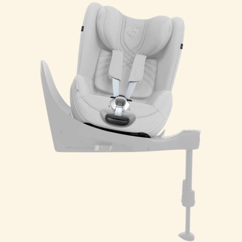 Adac'lı Cybex Sirona T Plus i-Size 0-18 kg 360 Derece Dönebilen Oto Koltuğu (Isofix Baza Hariç) teslim süresi 2-4 hf. - platinum white (plus)