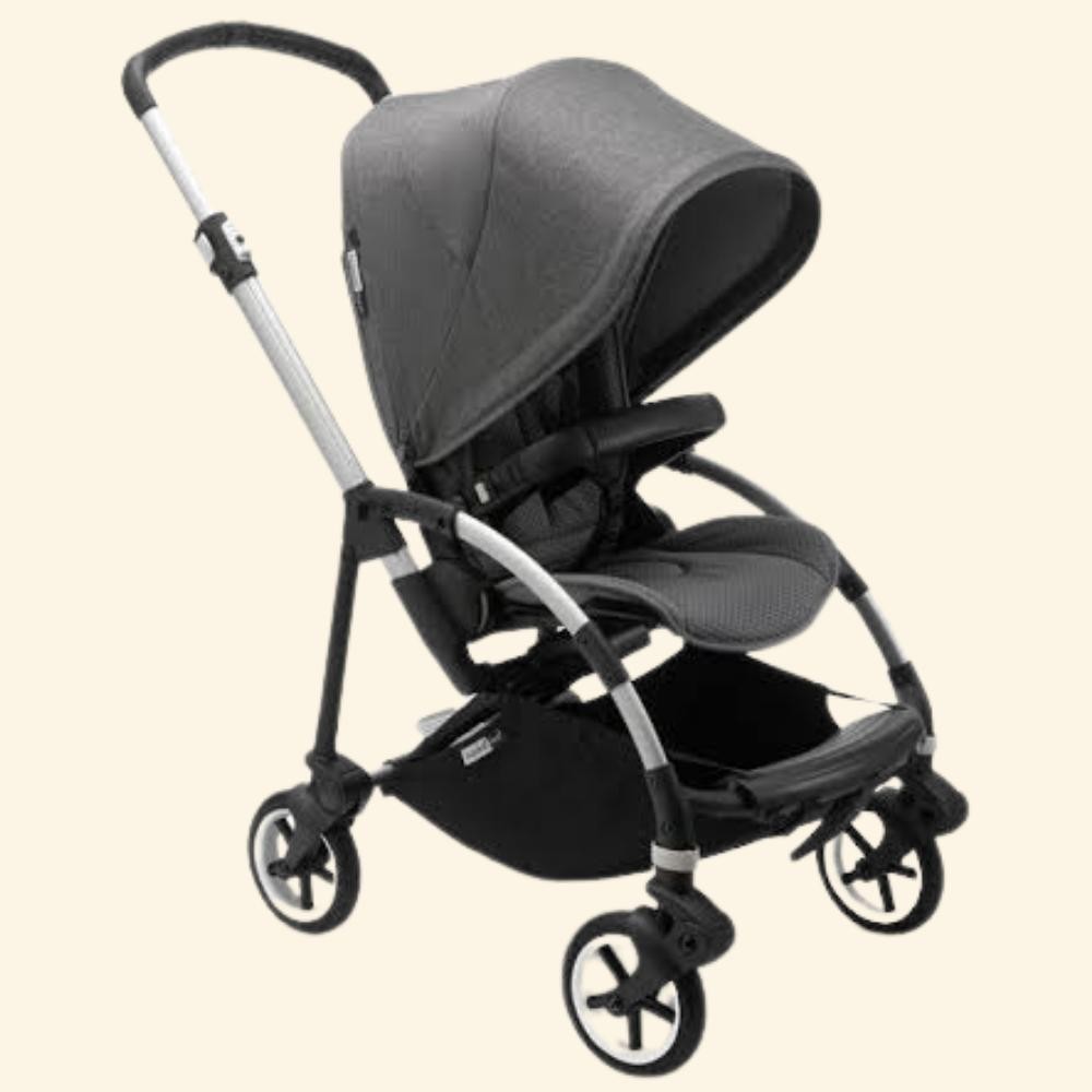 Bugaboo Bee6 Bebek Arabası (tek el ile açılıp kapanan lüks bebek arabası) - alu-grey