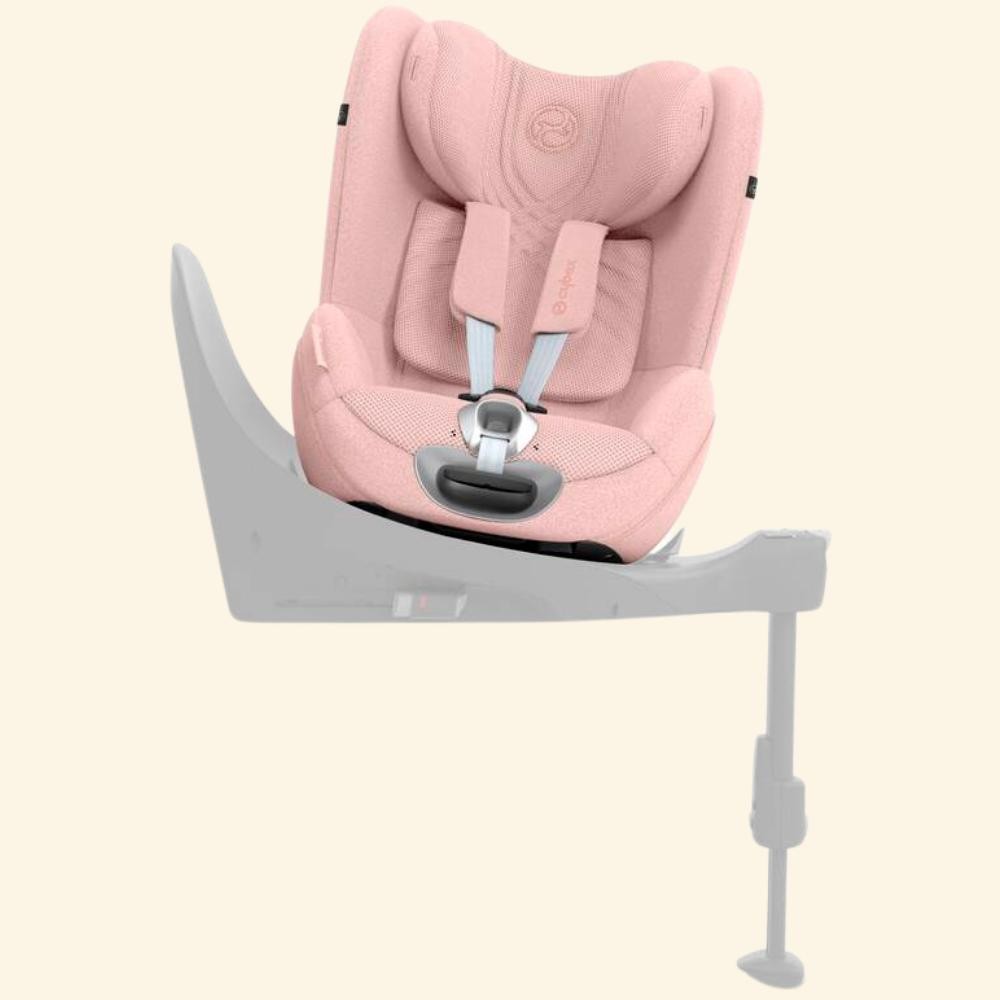 Adac'lı Cybex Sirona T Plus i-Size 0-18 kg 360 Derece Dönebilen Oto Koltuğu (Isofix Baza Hariç) teslim süresi 2-4 hf. - peach pink (plus)