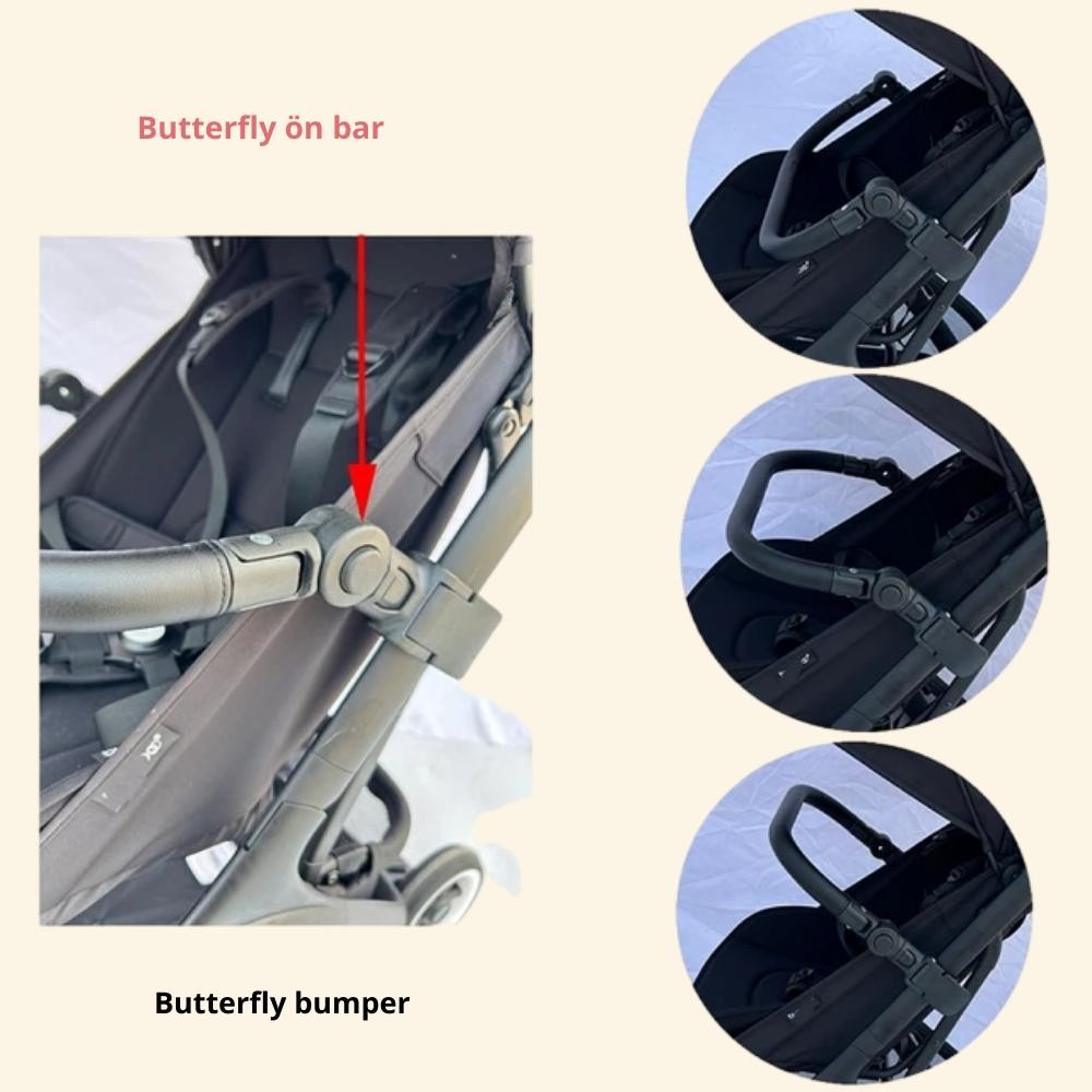 Bugaboo Butterfly modelle Uyumlu Ön Bar , Bebekler için Tutma Kolu , Bumper