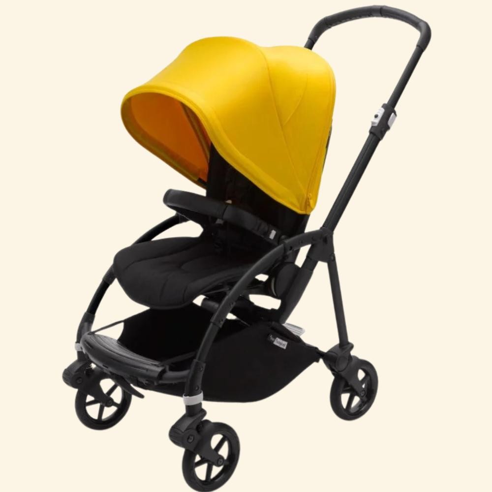 Bugaboo Bee6 Bebek Arabası (tek el ile açılıp kapanan lüks bebek arabası) - black-lemon yellow