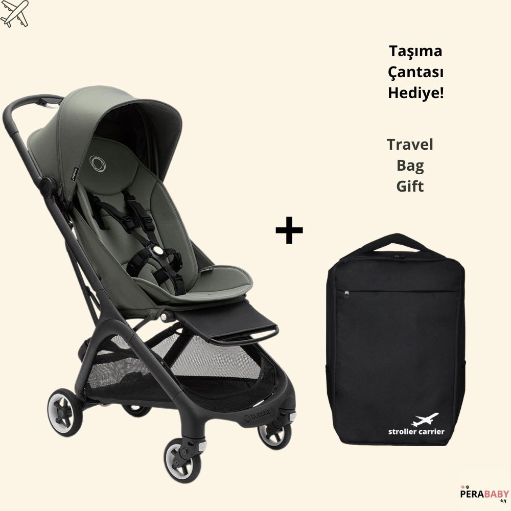 Bugaboo Butterfly / Tek Elle 1 Saniyede Açılıp-Kapanan Kabin Boy Bebek Arabası (çanta dahil)