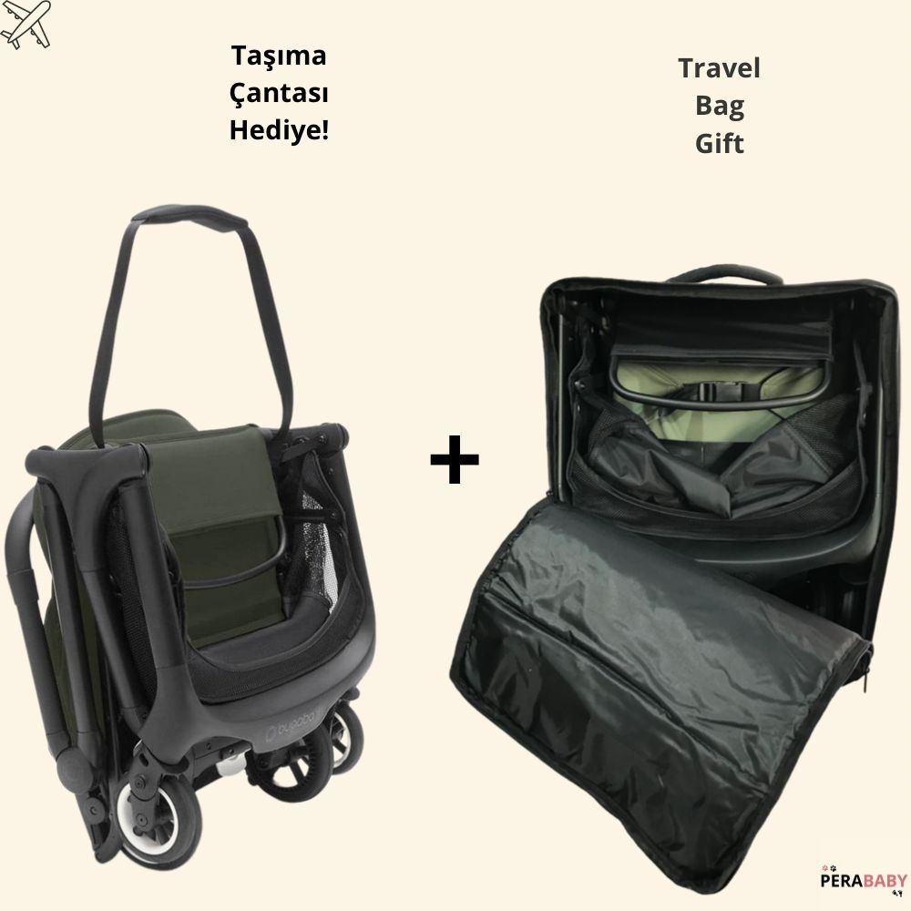 Bugaboo Butterfly / Tek Elle 1 Saniyede Açılıp-Kapanan Kabin Boy Bebek Arabası (çanta dahil)