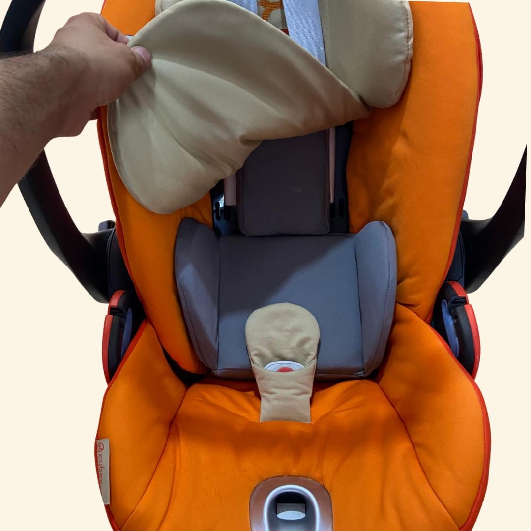 Oto Koltuğu Pusetler İçin Yeni doğan Minderi ve Baş Desteği (Cybex Ana Kucağı Pusetler İle Tam Uyumlu)