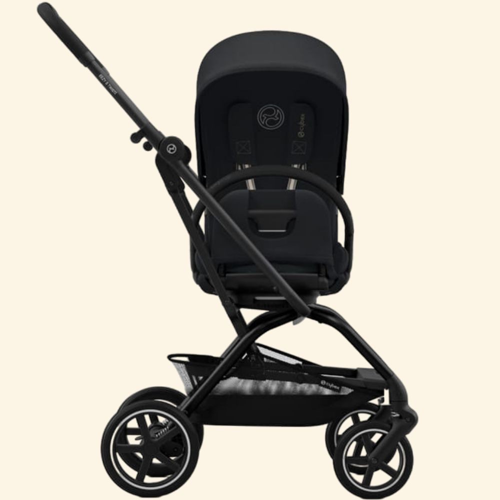 Cybex Eezy S Twist Plus2 , 360 Derece Dönebilen Kabin Boy Travel Sistem Bebek Arabası (Teslim süresi 2-4 hf.) - magic black