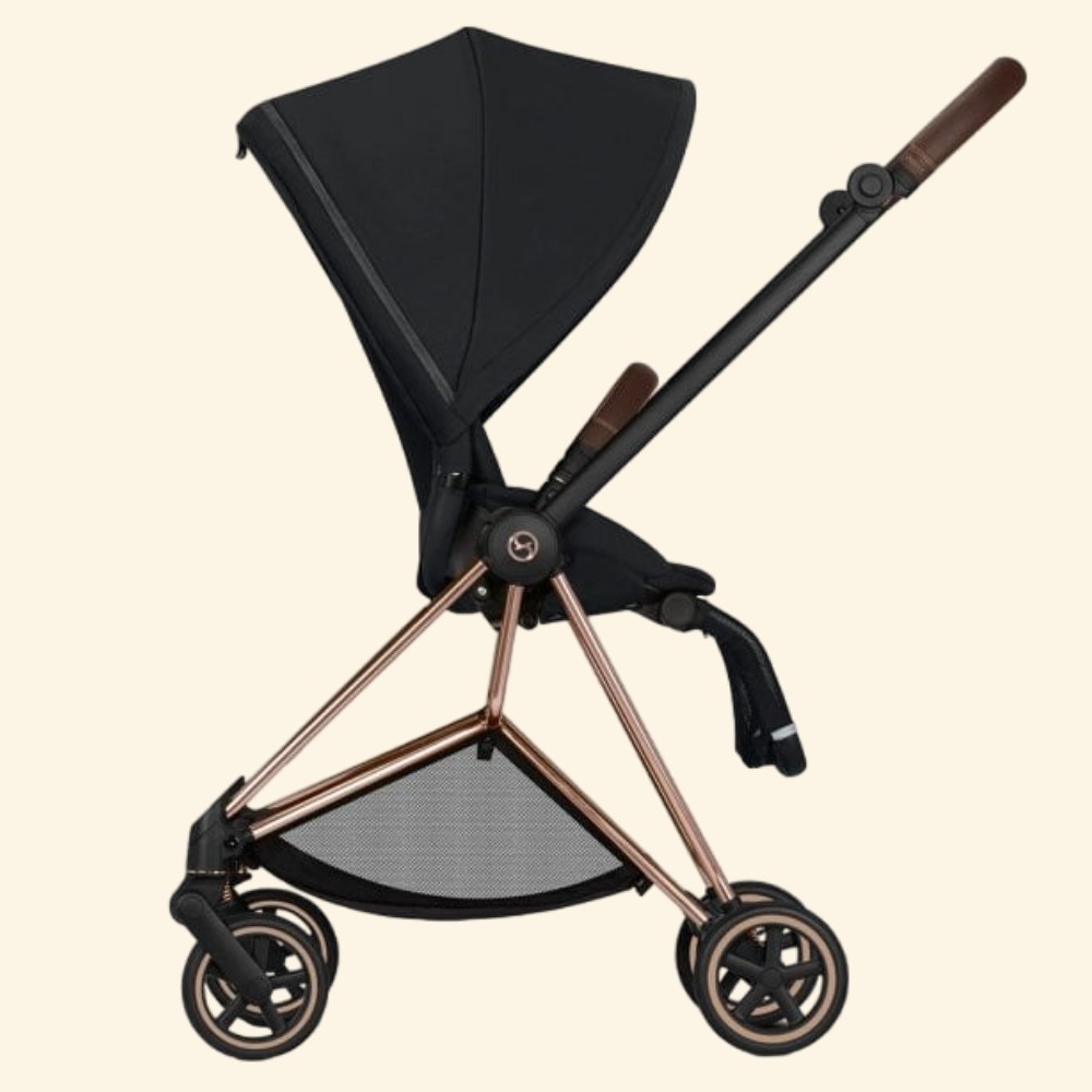 Cybex Mios Rose Gold (tek el ile açılıp kapanan lüks bebek arabası) (Teslim süresi 2-4 hf.)