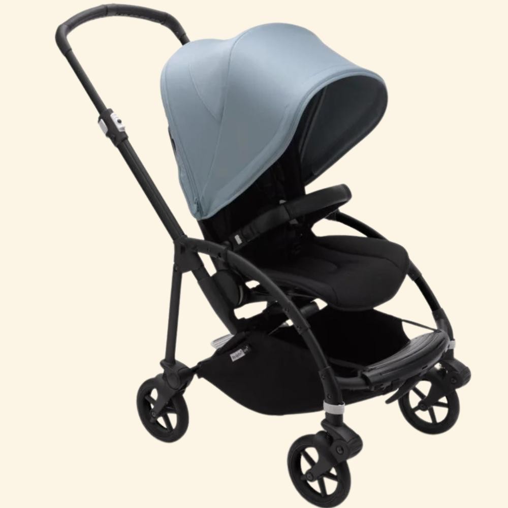 Bugaboo Bee6 Bebek Arabası (tek el ile açılıp kapanan lüks bebek arabası) - black-vapor blue