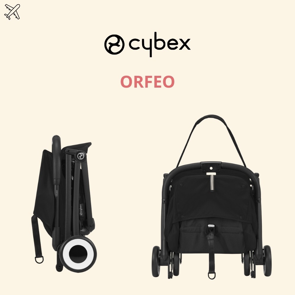 Cybex Orfeo-Bir Saniyede Tek Elle Açılıp Kapanan Kabin Boy Bebek Arabası (Teslim süresi 2-4 hf.)