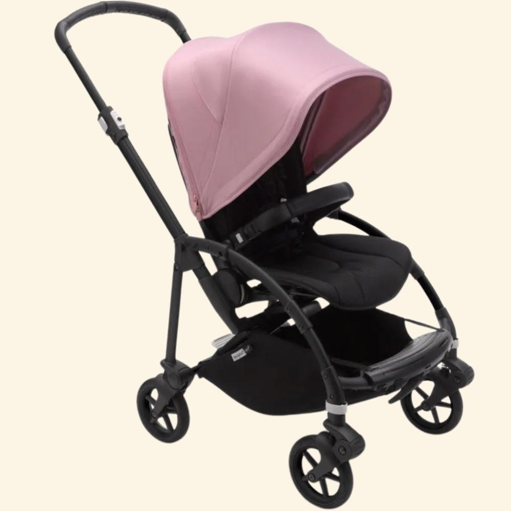 Bugaboo Bee6 Bebek Arabası (tek el ile açılıp kapanan lüks bebek arabası) - black-soft pink