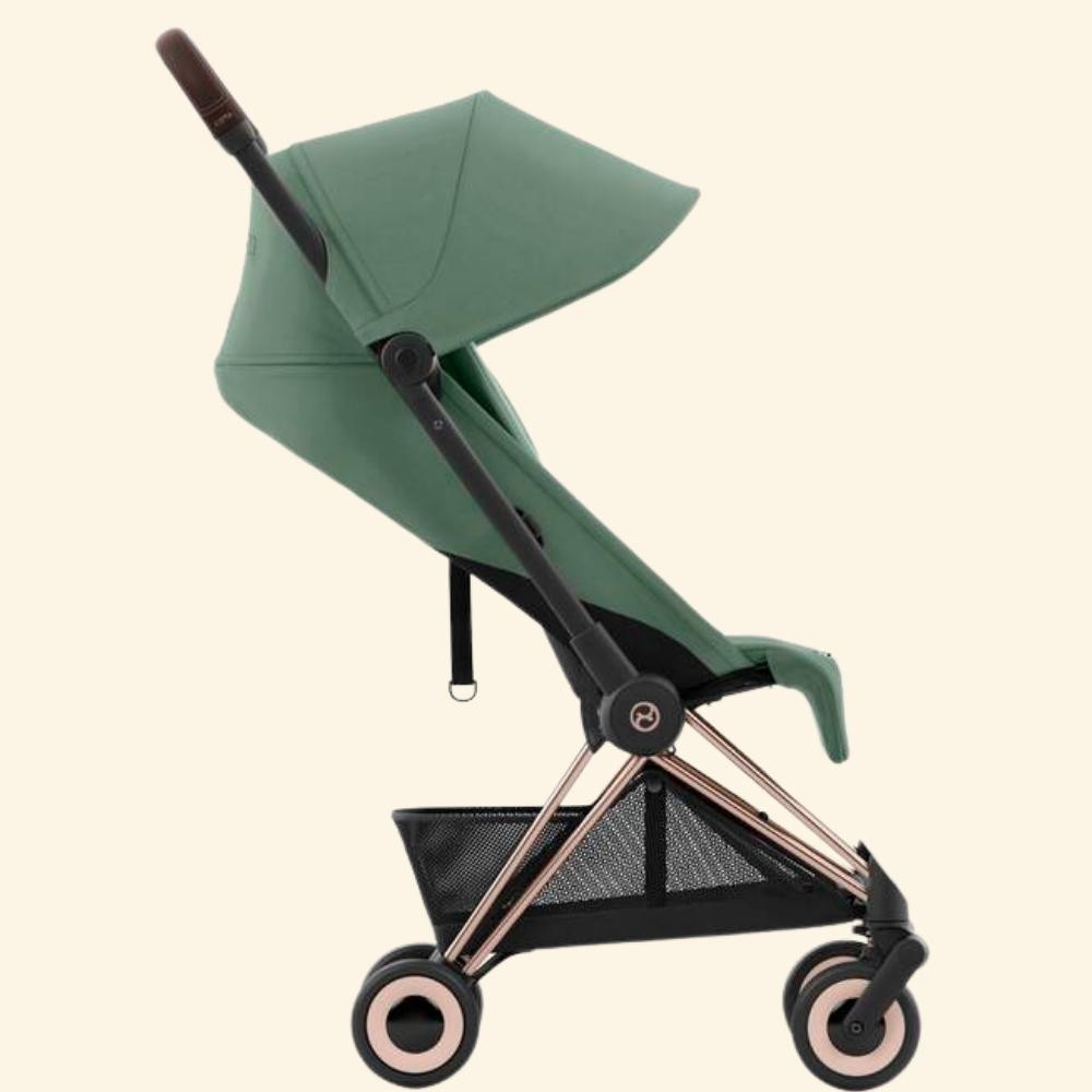 Cybex Coya Rose Gold-Kabin Boy Lüks Bebek Arabası (çanta dahil) Teslim süresi 2-4 hf. - leaf green