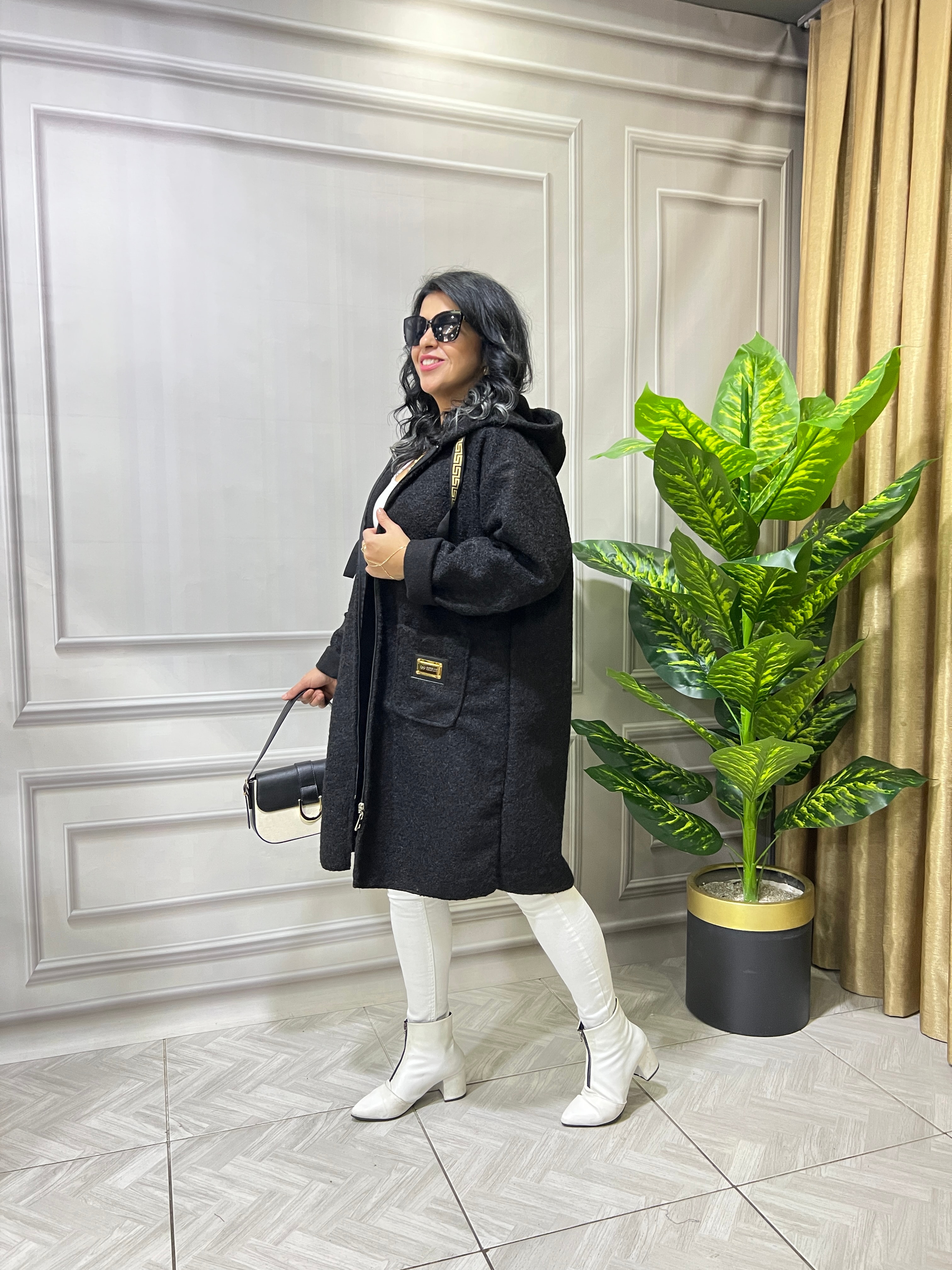 ELORA BUKLET CEKET - SİYAH