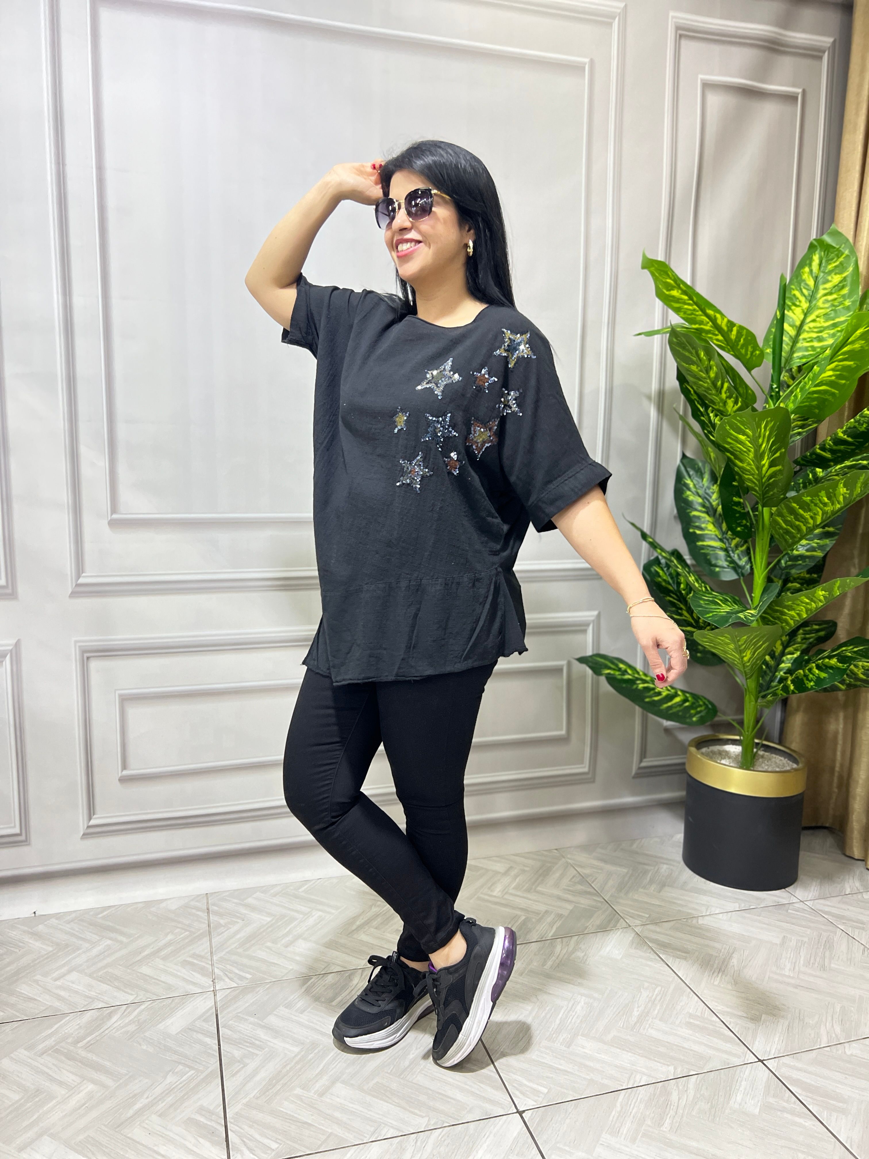 COSMO OTANTİK KETEN TSHIRT