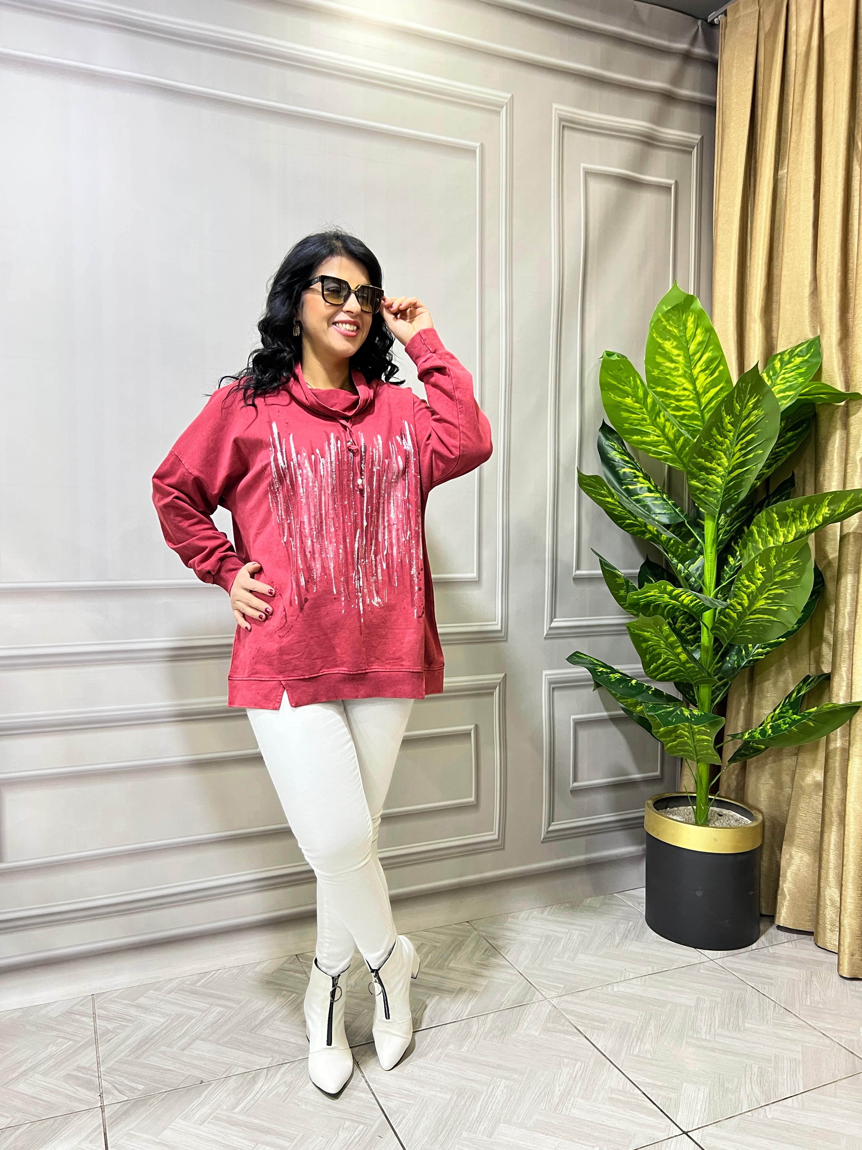COMFY GLAM SWEATSHIRT - MERCAN