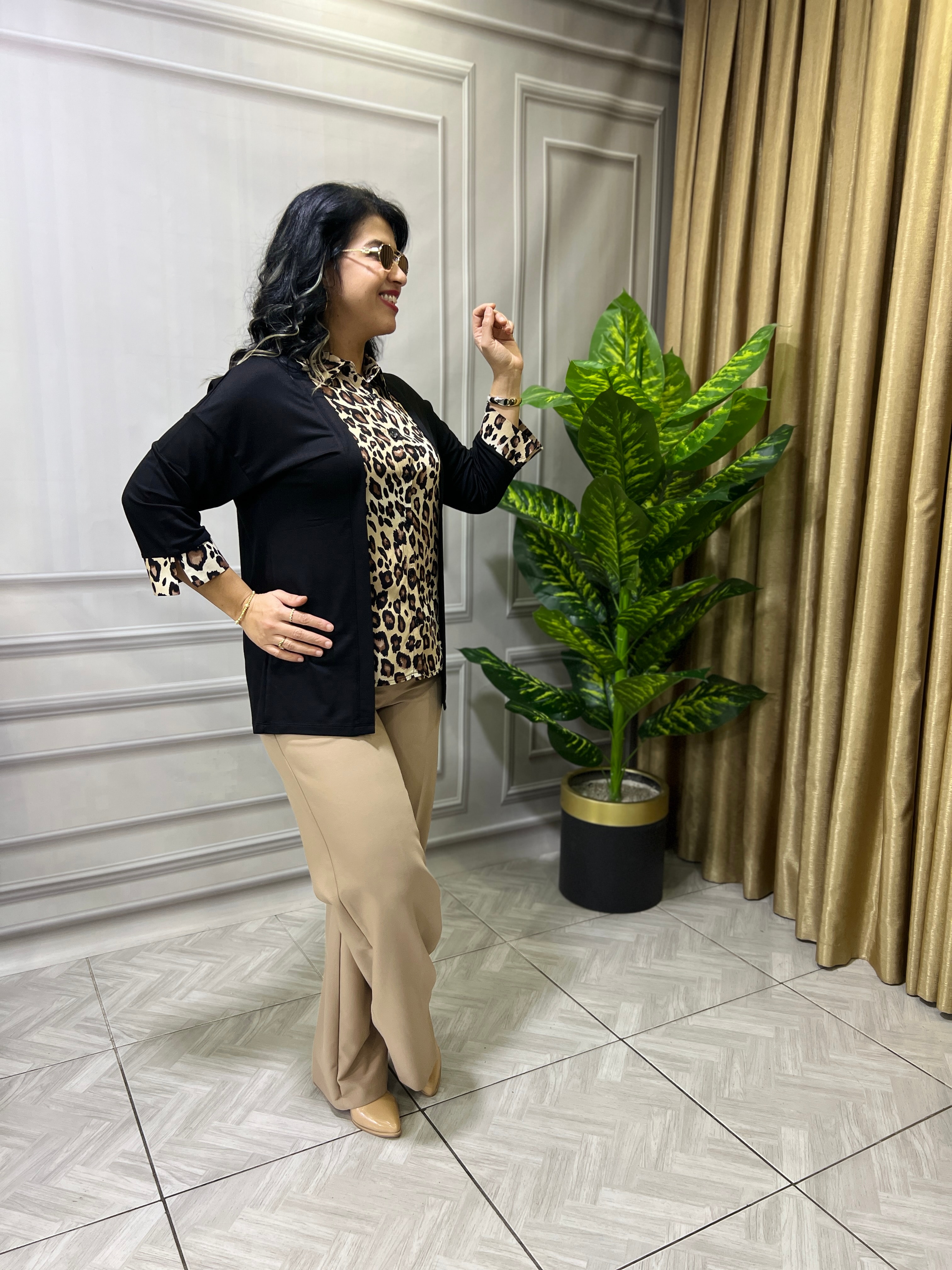 STYLE MIX PARÇALI GÖMLEK