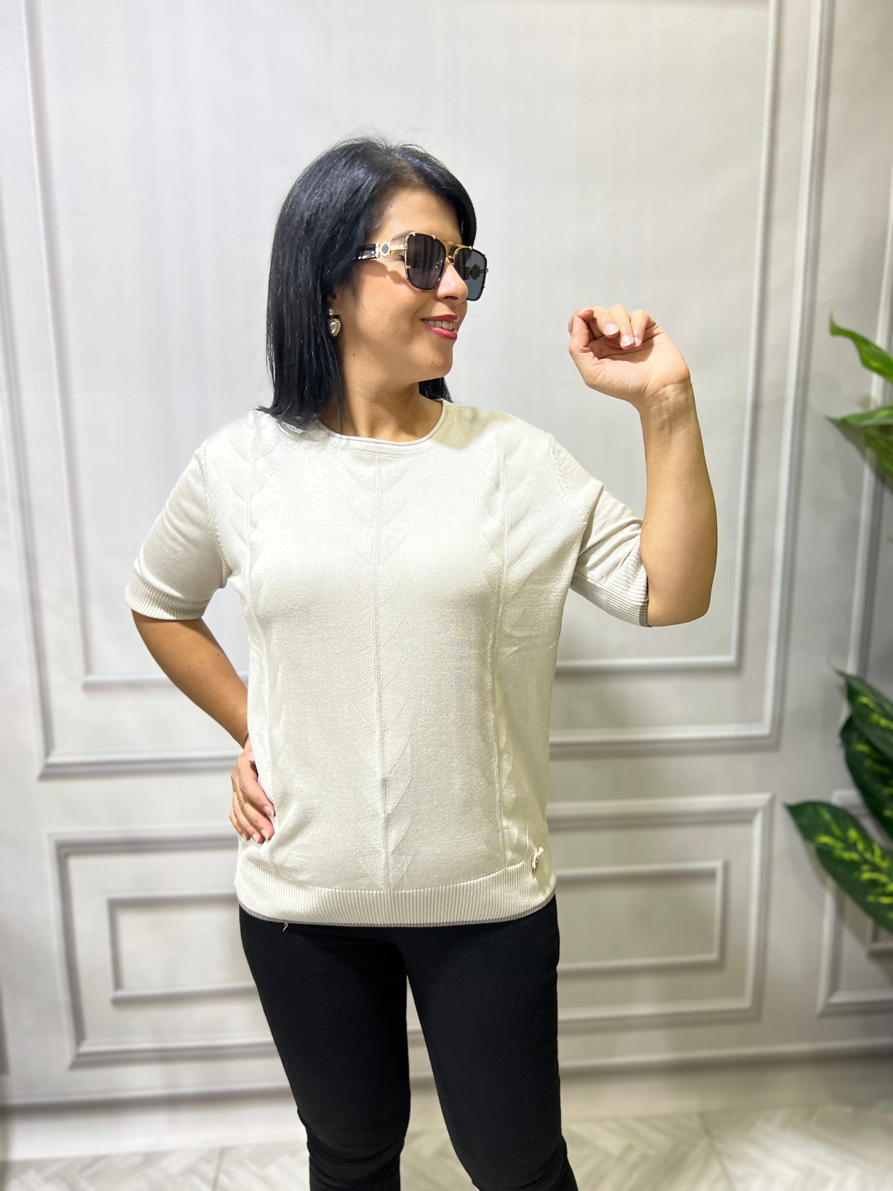 PURE ELEGANCE TRİKO - KREM