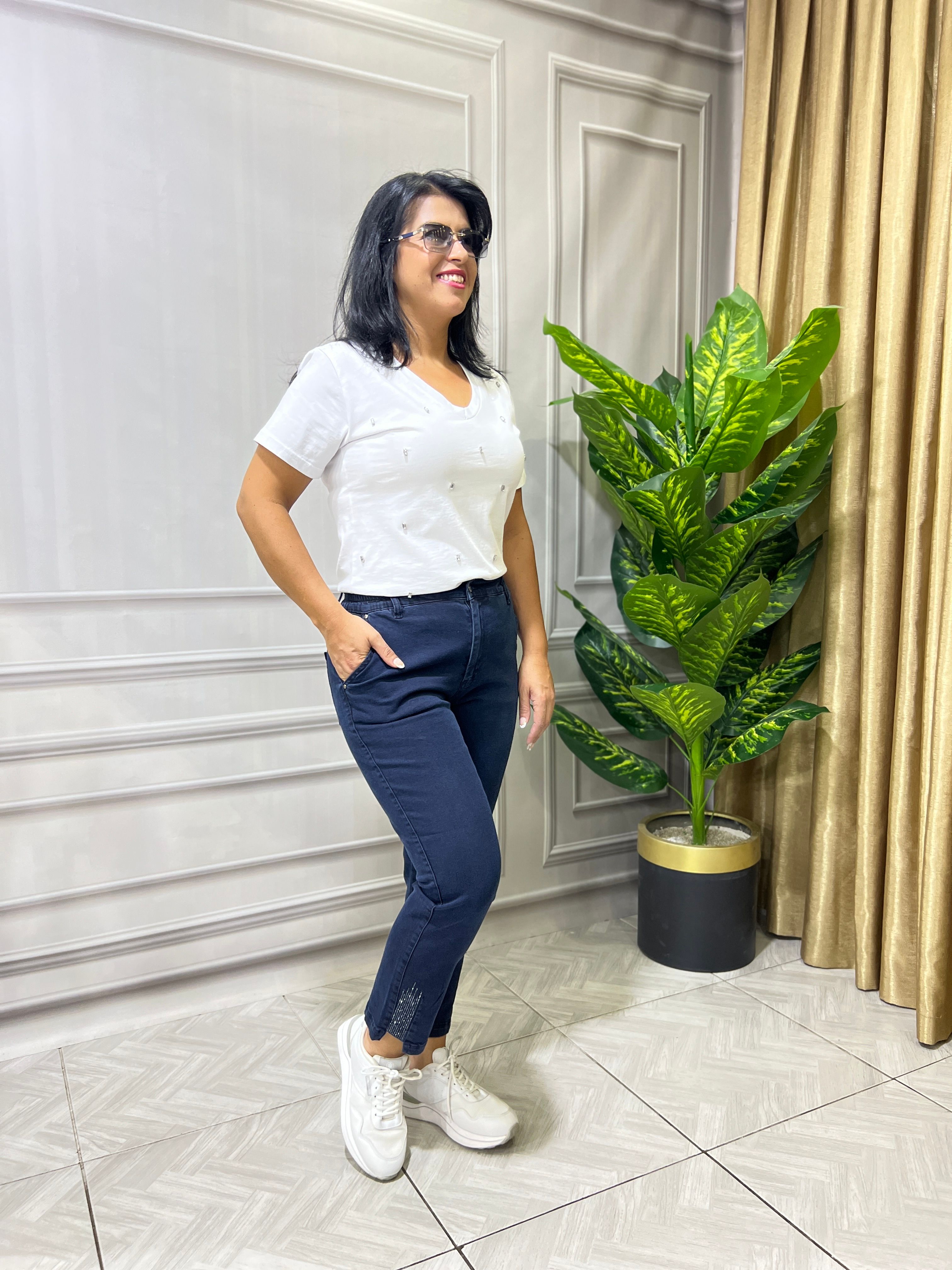 SHINY TOUCH JEANS