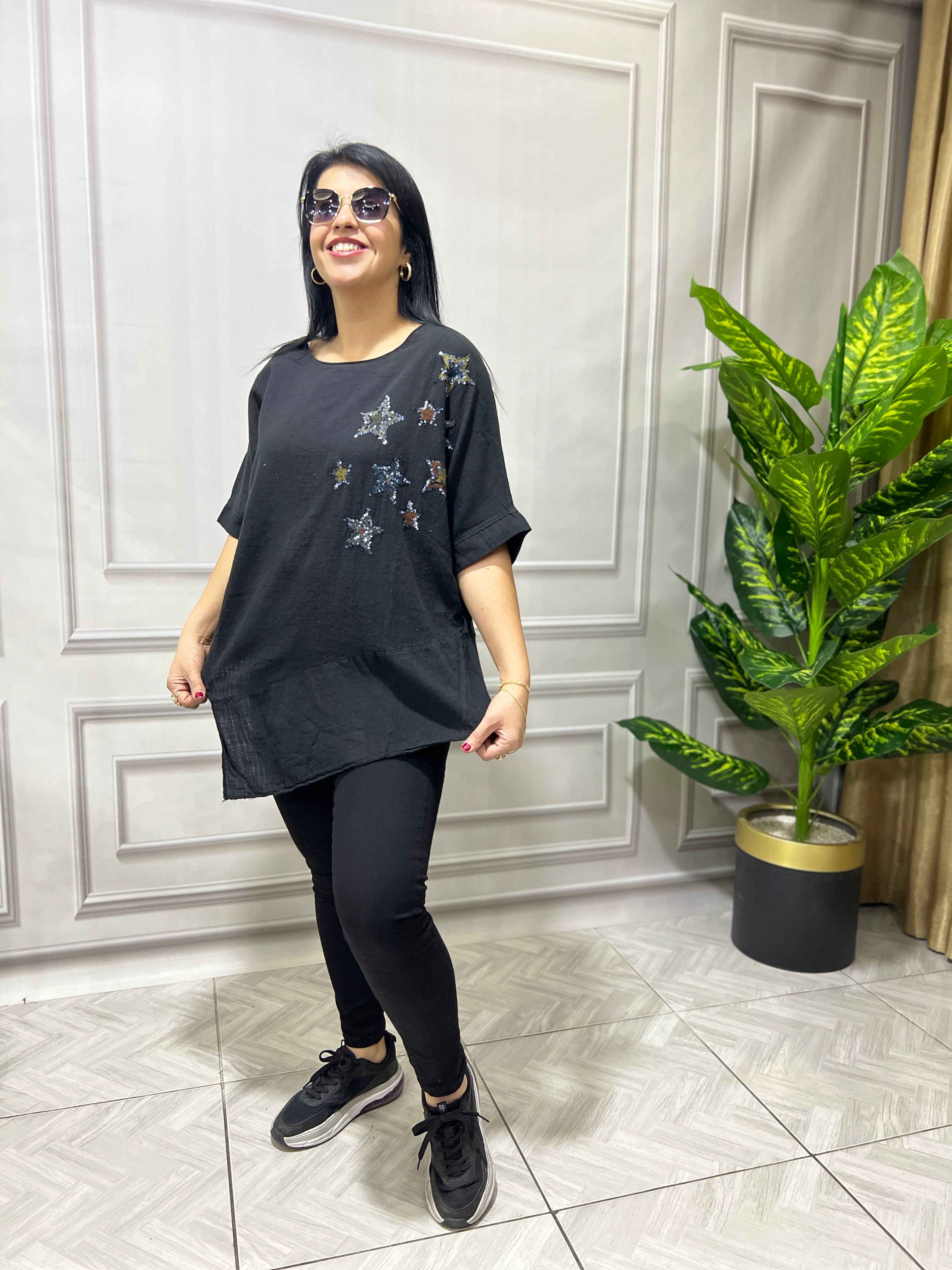 COSMO OTANTİK KETEN TSHIRT