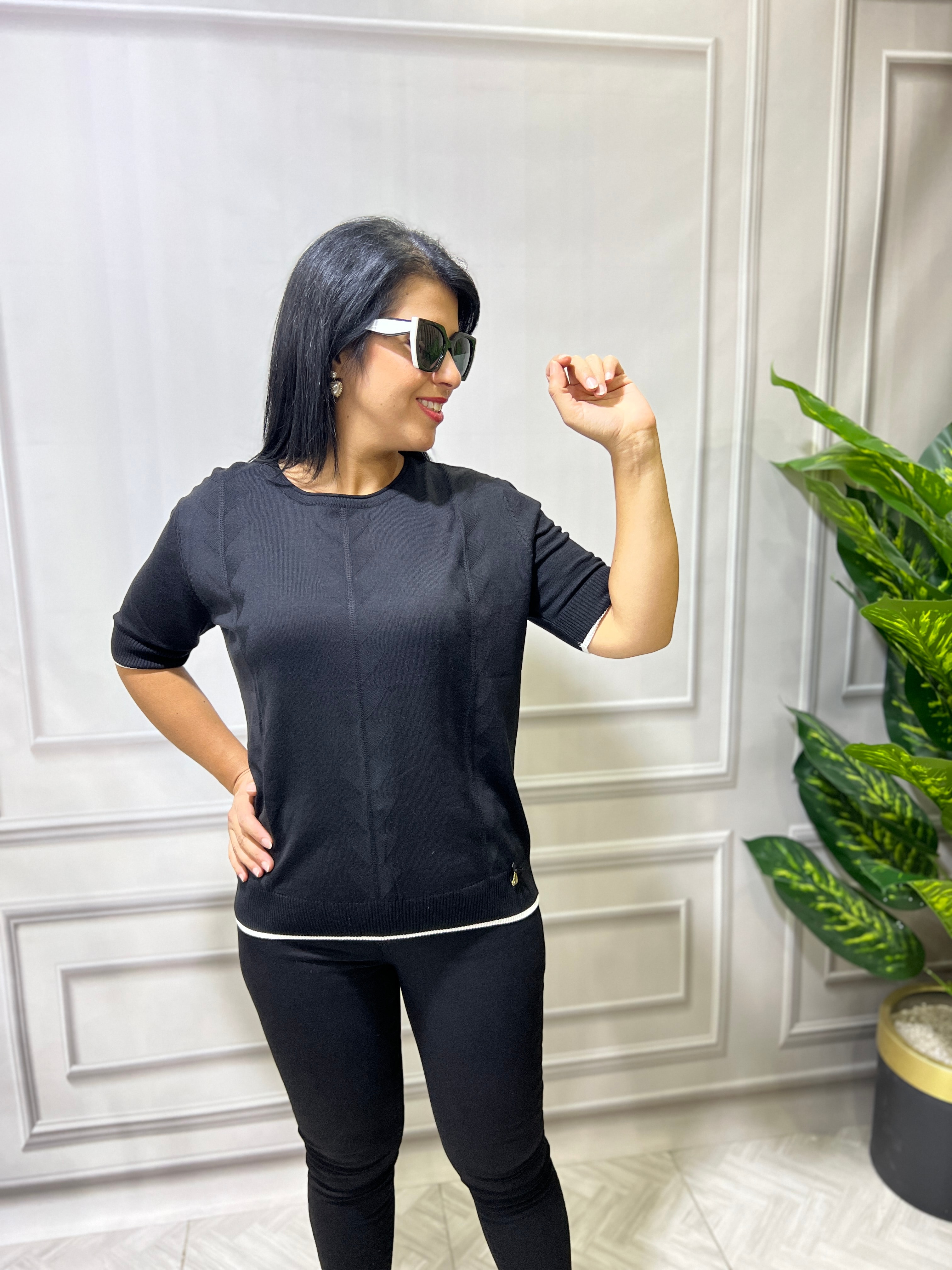 PURE ELEGANCE TRİKO - SİYAH