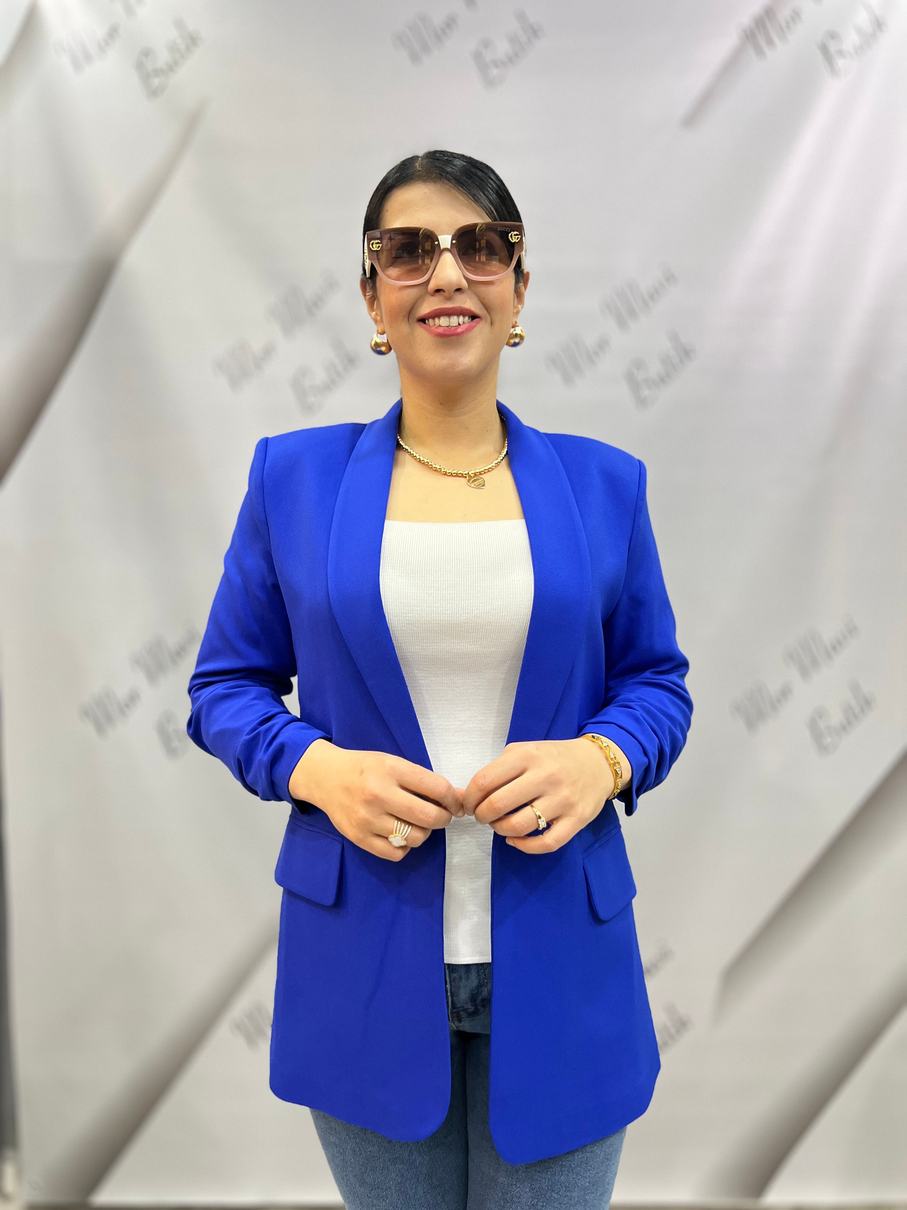 KOLU BÜZGÜLÜ BLAZER CEKET