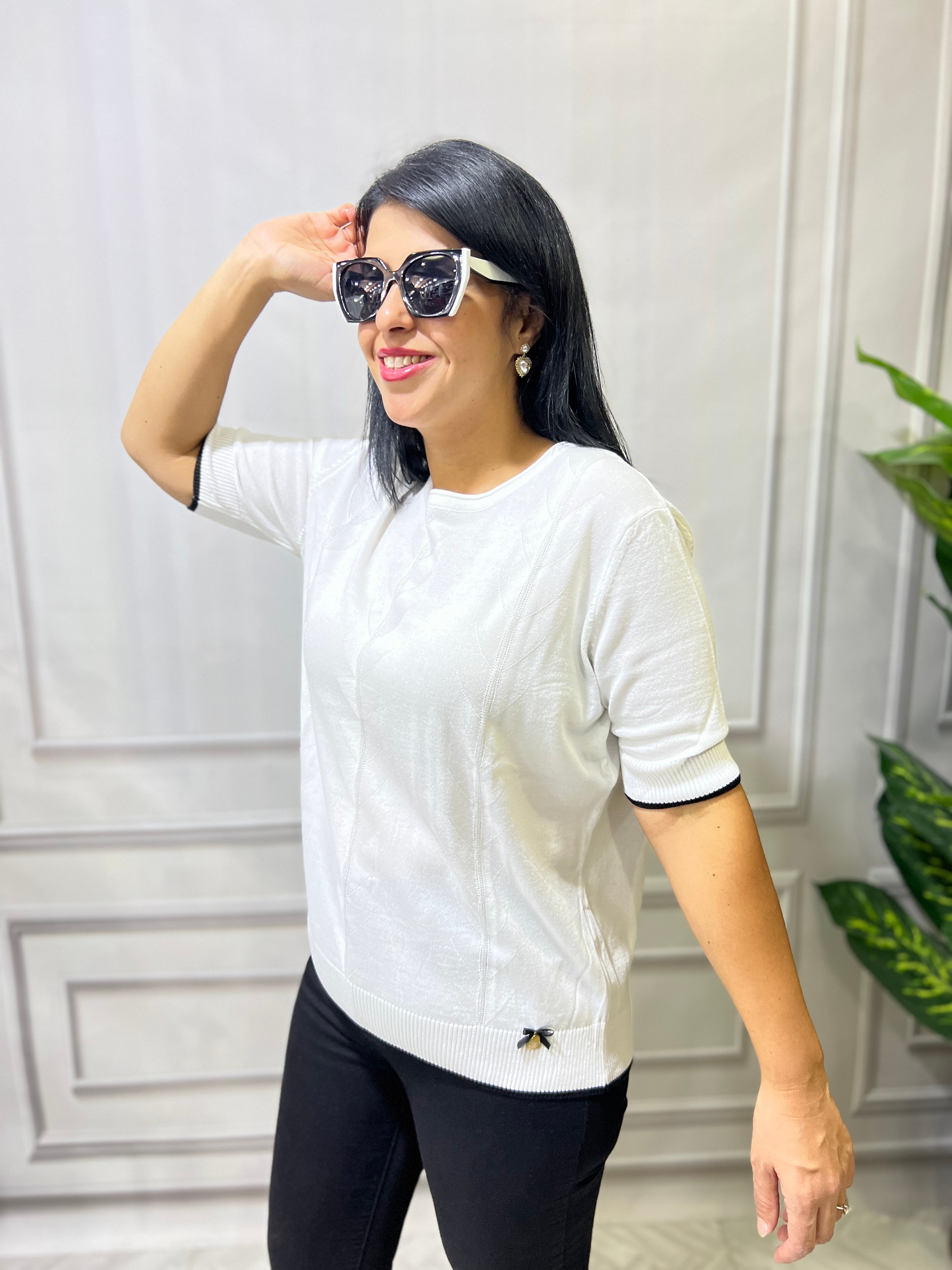 PURE ELEGANCE TRİKO - BEYAZ