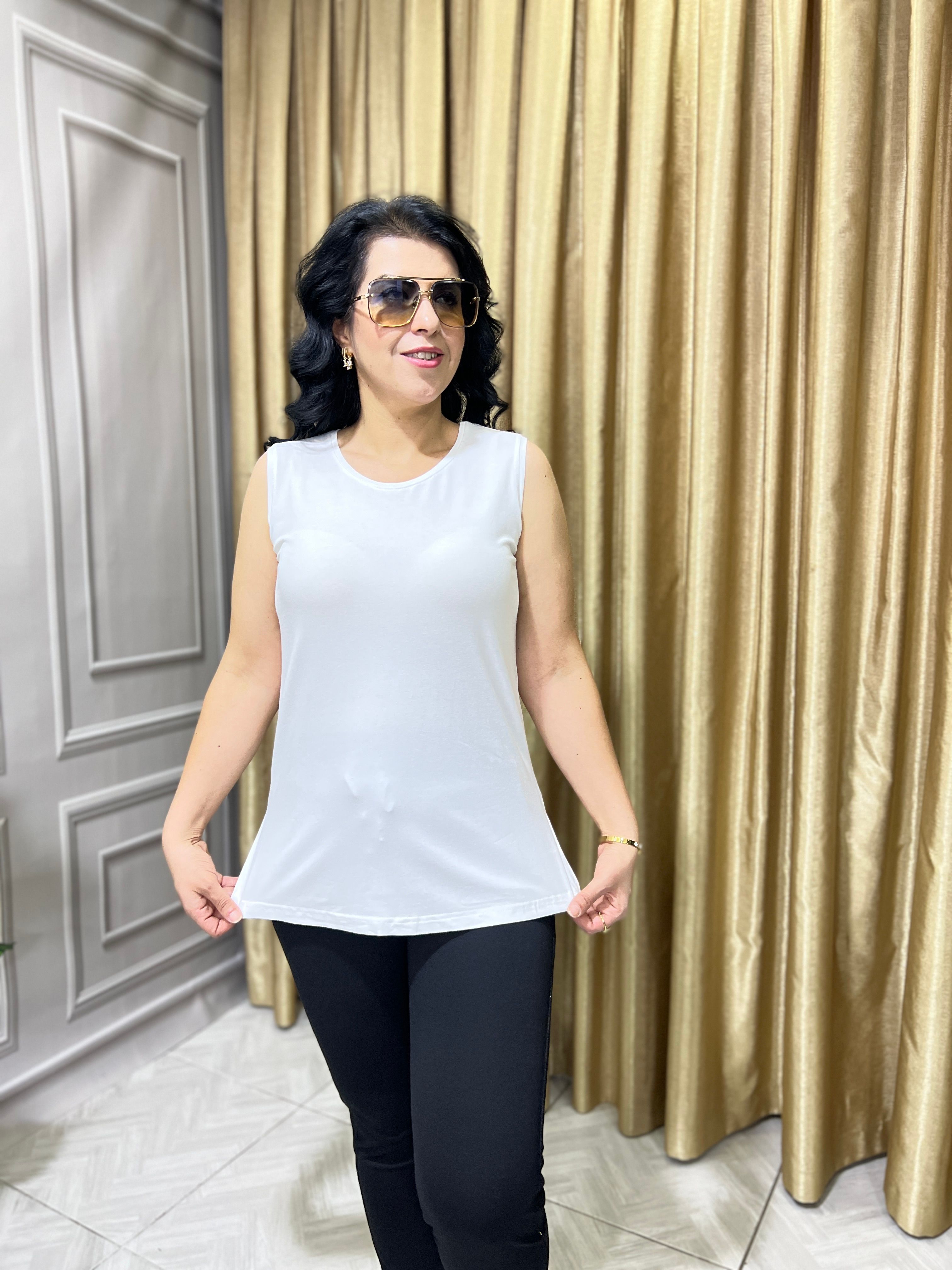 SOFT TOUCH KALIN ASKILI ATLET - BEYAZ