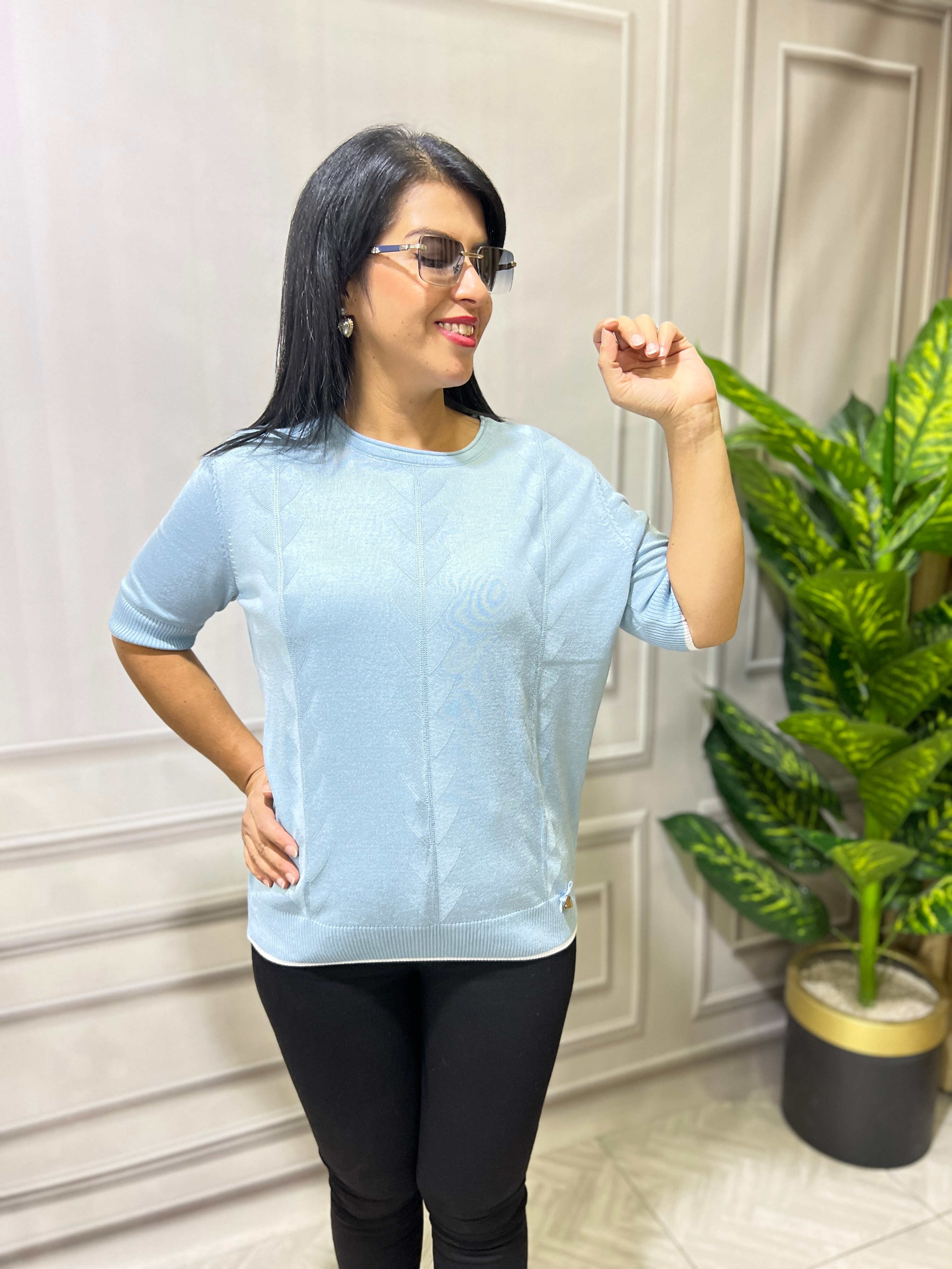 PURE ELEGANCE TRİKO - BEBE MAVİ